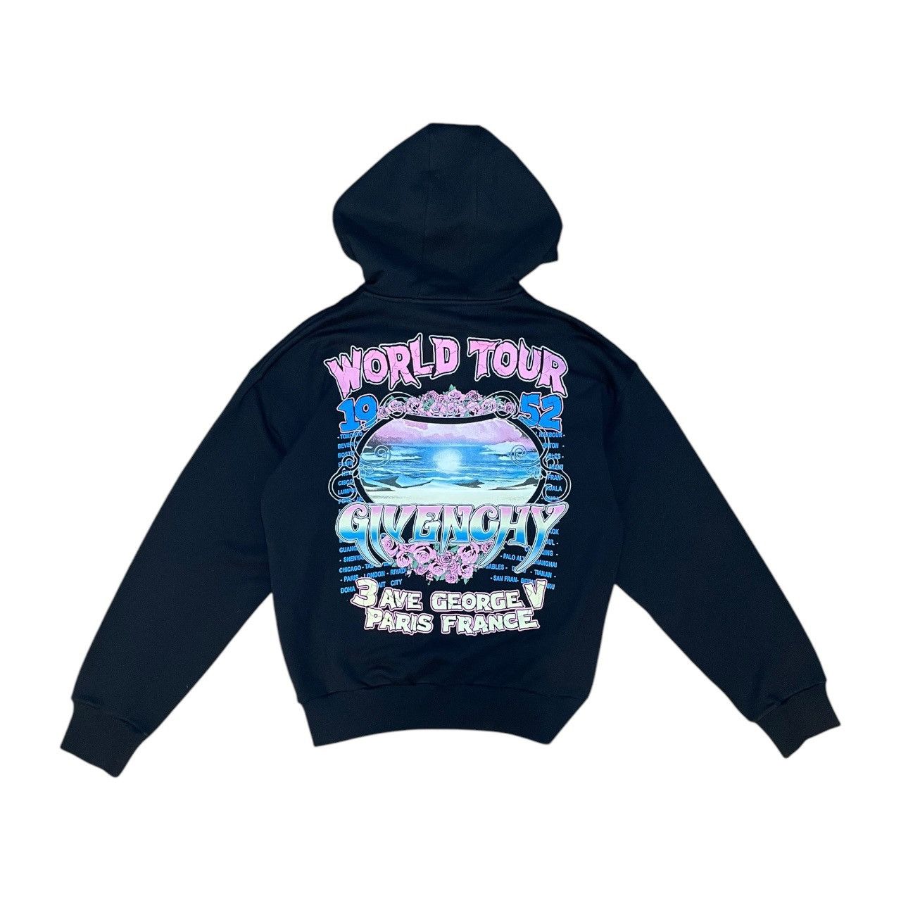 Givenchy NWT Givenchy World Tour Multi-Color Graphic Zip Hoodie Sz M Size US M / EU 48-50 / 2 - 1 Thumbnail