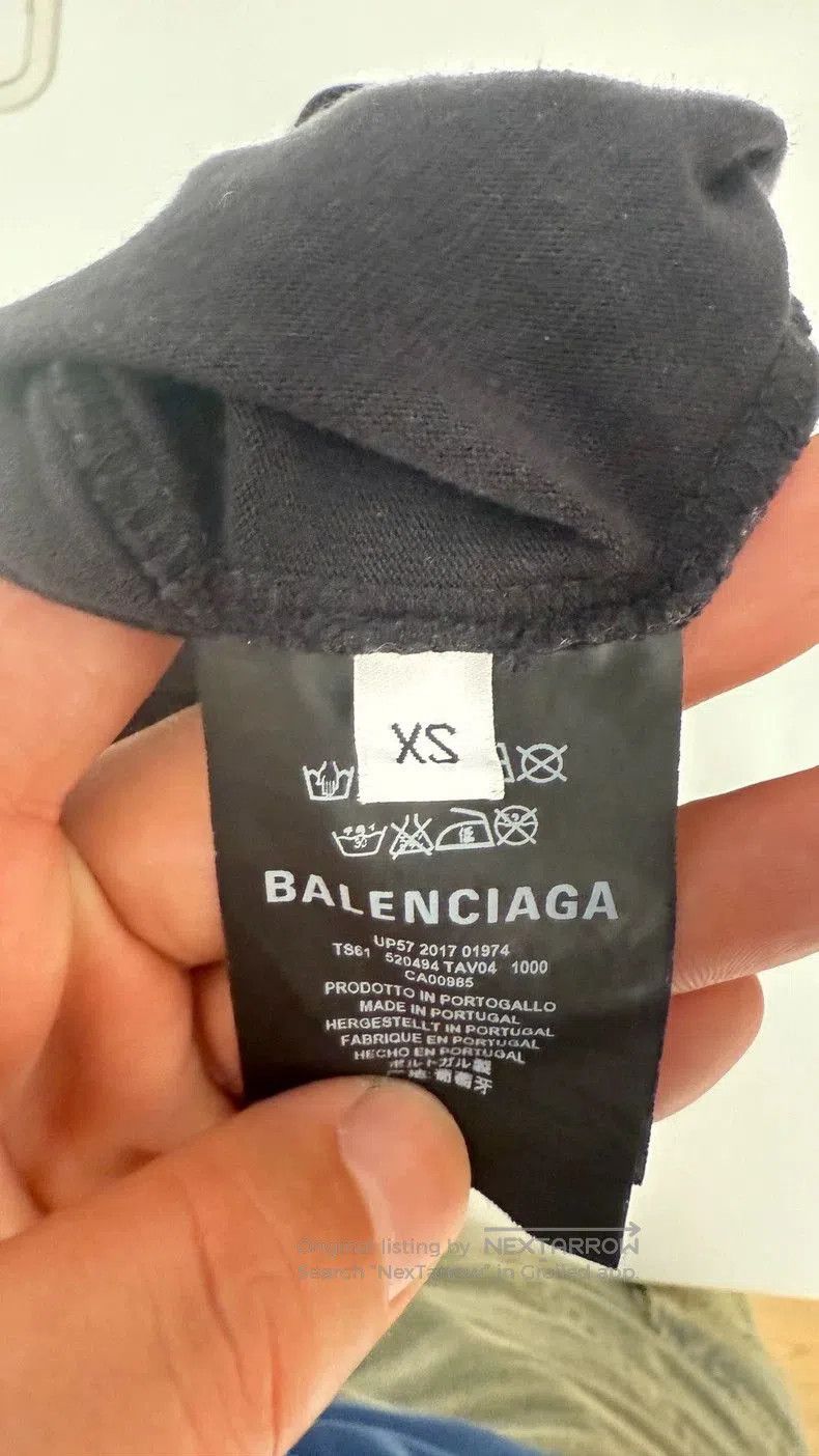 Balenciaga Balenciaga Black Short Sleeve T-Shirt XS. Size US XS / EU 42 / 0 - 4 Thumbnail