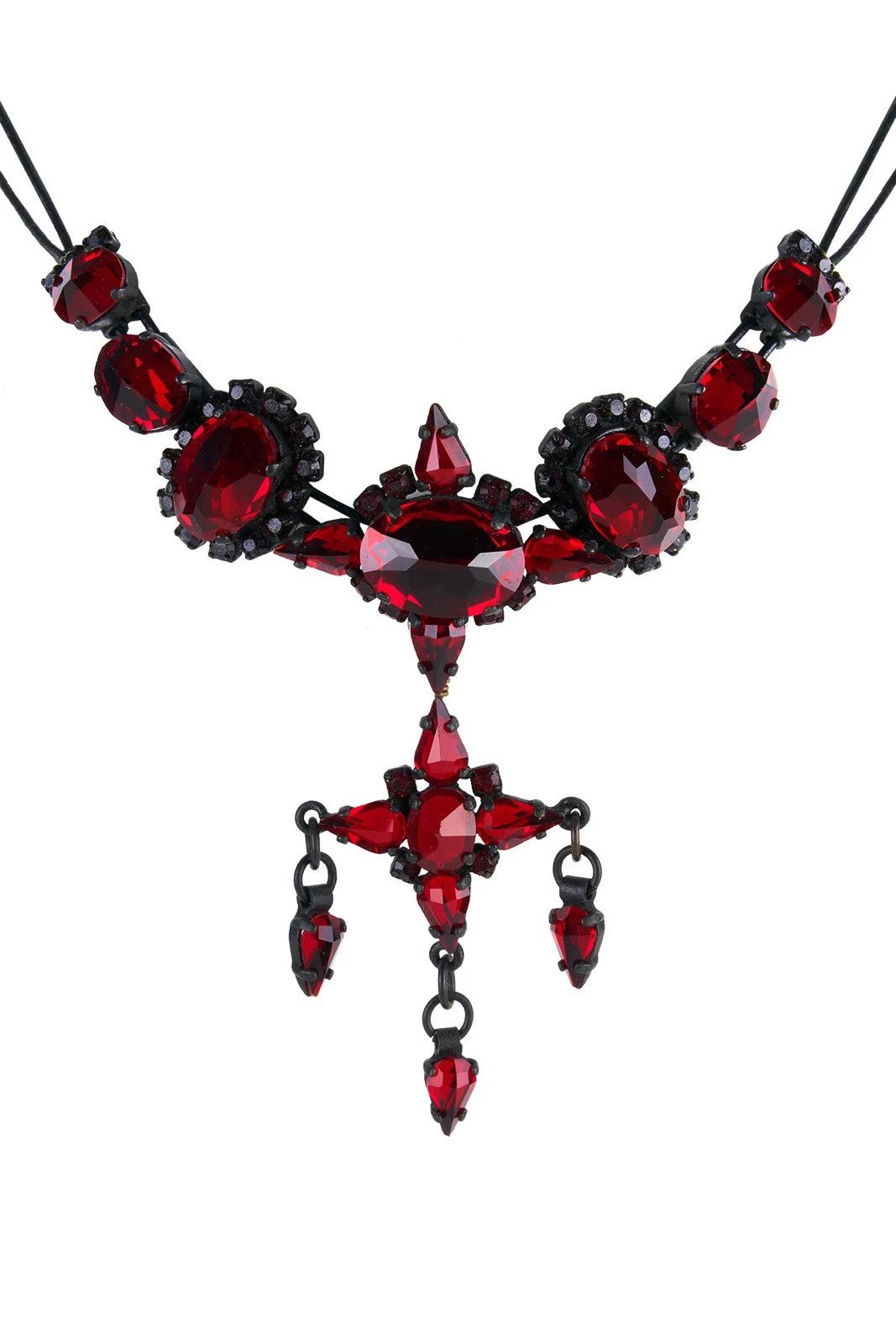 Jean Paul Gaultier Jean Paul Gaultier Fall 1998 Necklace and Cross Ring Set Size ONE SIZE - 4 Thumbnail