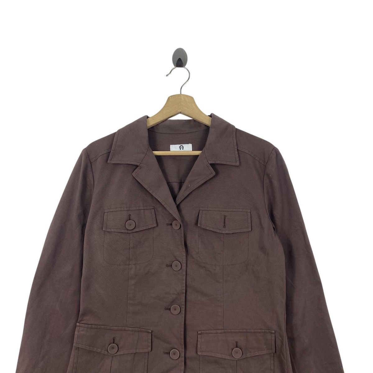 Aigner Vintage AIGNER Utility Safari Jacket Button Up Minimalist Size M / US 6-8 / IT 42-44 - 2 Thumbnail