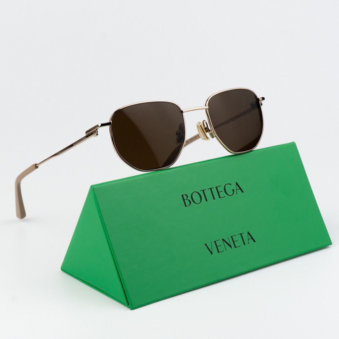 Bottega Veneta NEW Bottega Veneta BV1301S 002 Panthos Unisex Sunglasses Size ONE SIZE - 1 Thumbnail