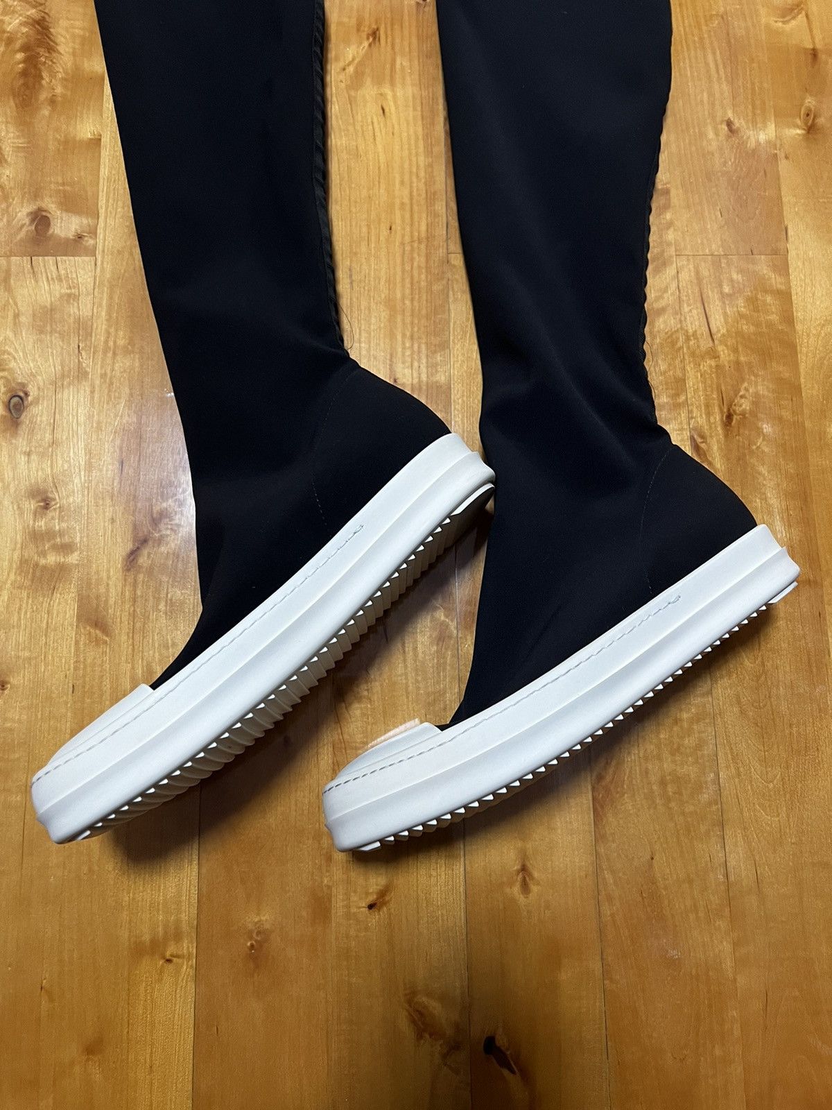 Rick Owens Drkshdw Rick owens ramones thigh high sock sz 36.5 Size US 6.5 / IT 36.5 - 4 Thumbnail