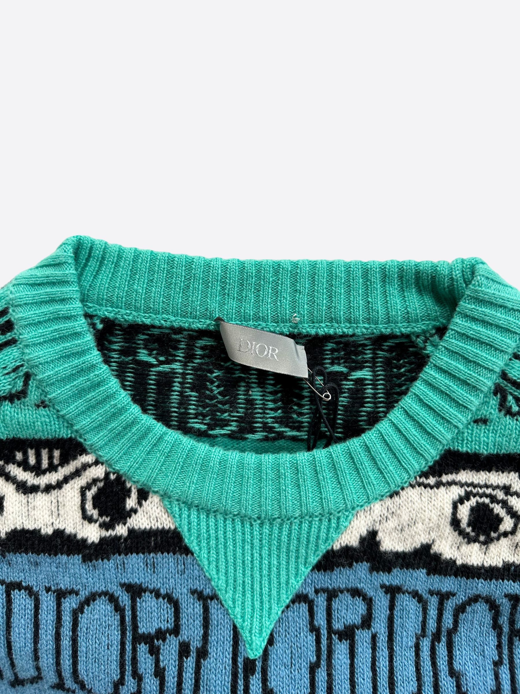 Dior Dior Stussy Multicolor Knit Sweater Size US L / EU 52-54 / 3 - 3 Thumbnail
