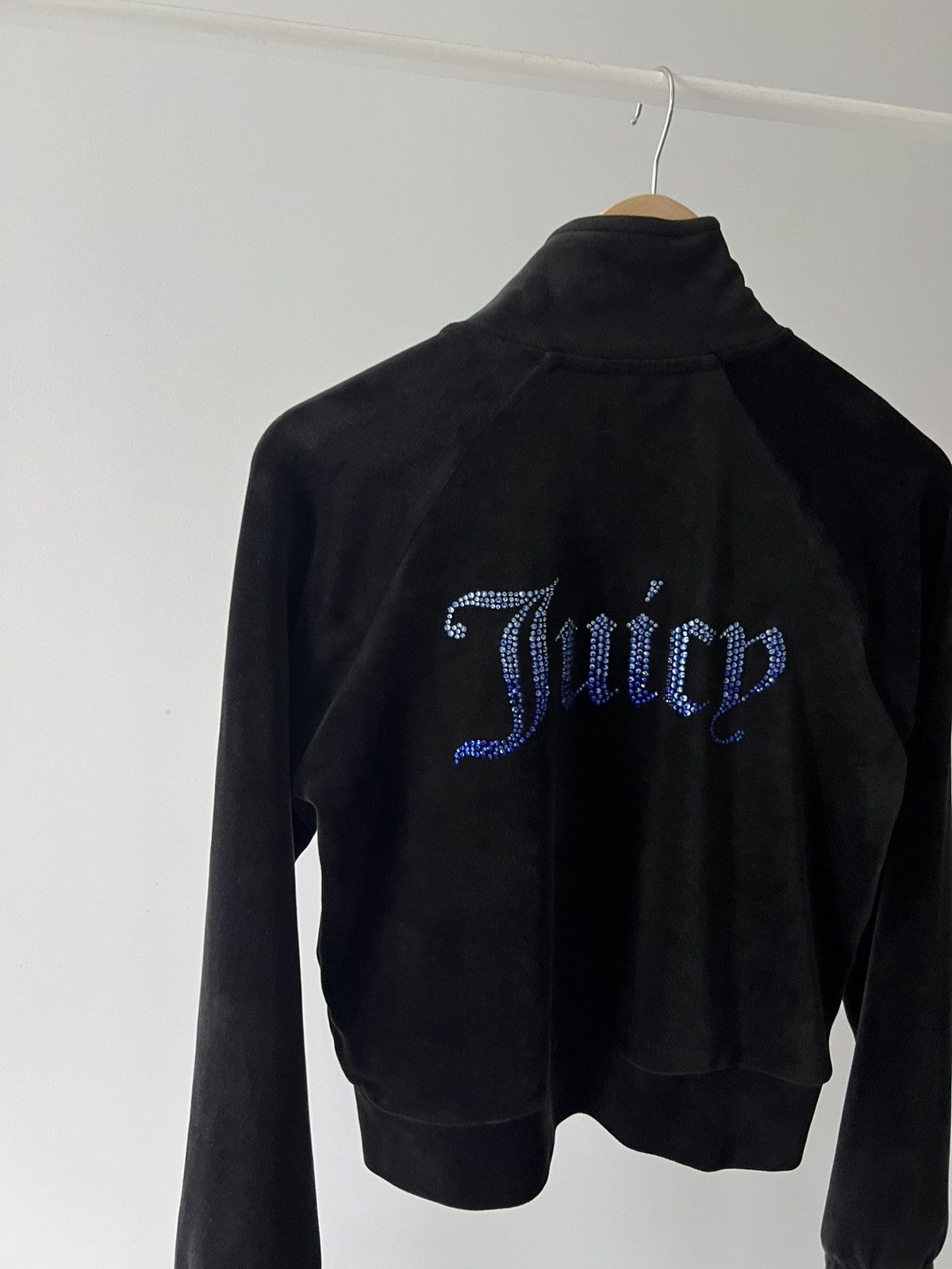 Juicy Couture Juicy Couture Women's Black Madison Hoodie Velour Medium Size M / US 6-8 / IT 42-44 - 14 Thumbnail