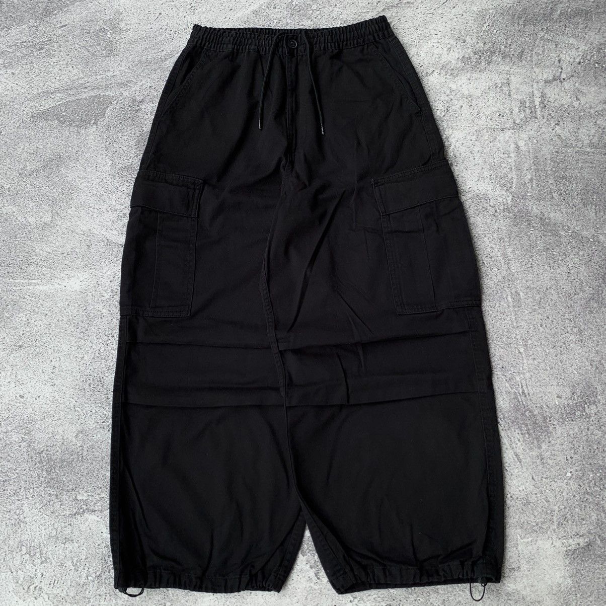 Japanese Brand Gu Super Wide Cargo Balloon Pants Like Yohji Yamamoto Size US 32 / EU 48 - 1 Thumbnail