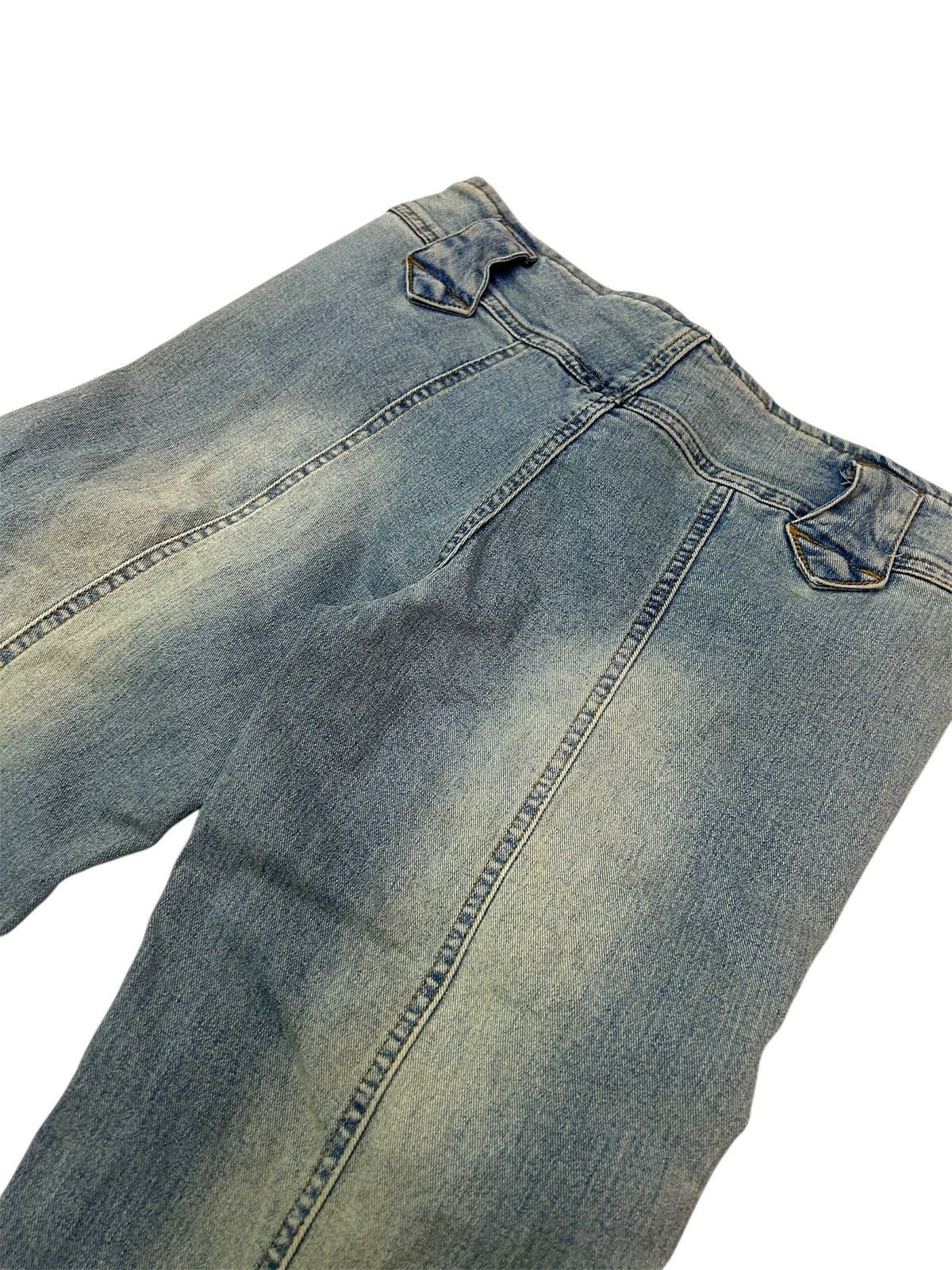 Japanese Brand × Vintage 💥 Vintage Japanese Punk Style Boot Cut Jeans Size 28" / US 6 / IT 42 - 12 Thumbnail