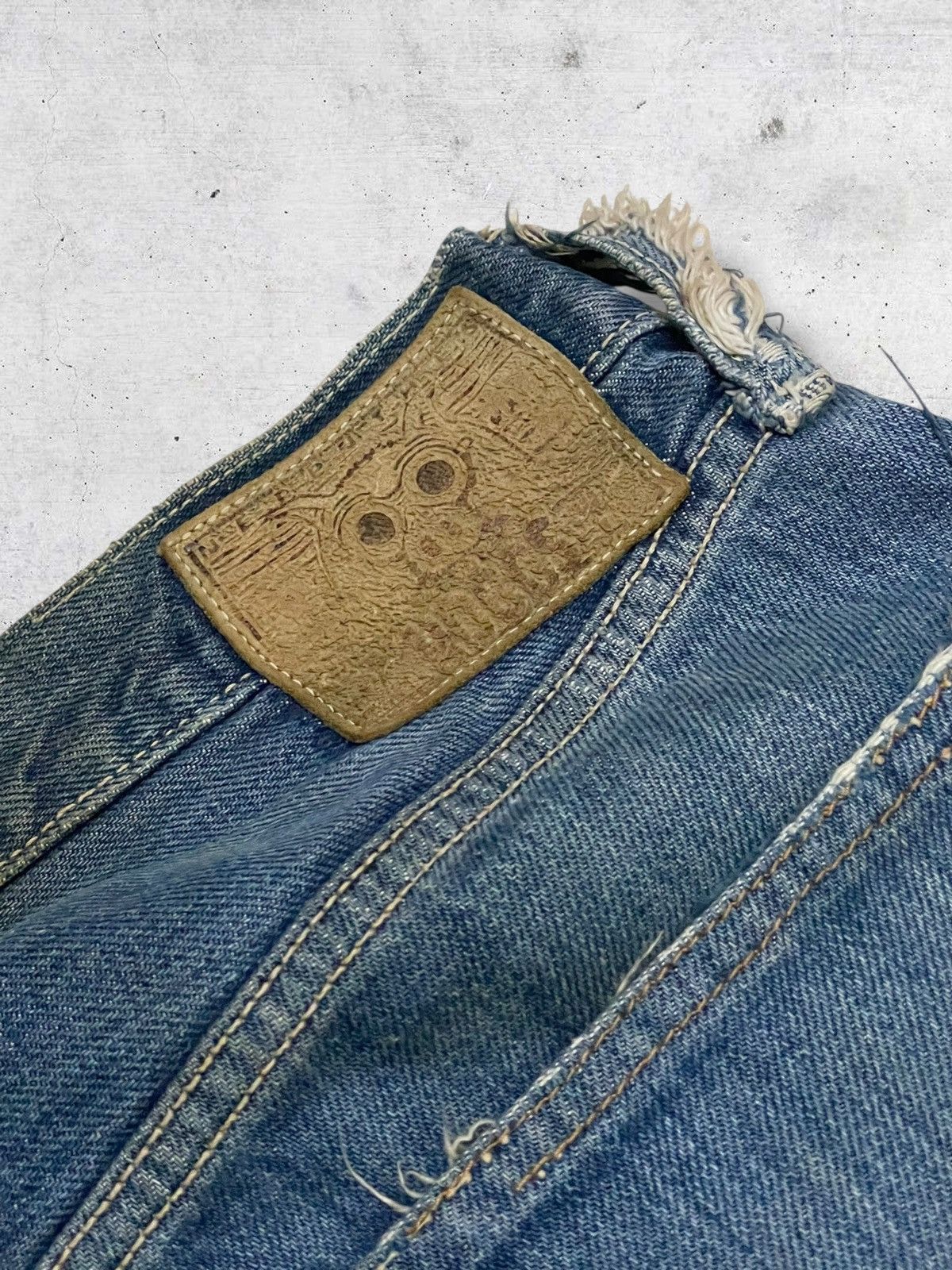 Nepenthes VINTAGE HOGGS BY NEPHENTES OG JAPAN DESIGNER SELVEDGE DENIM Size US 29 - 22 Thumbnail