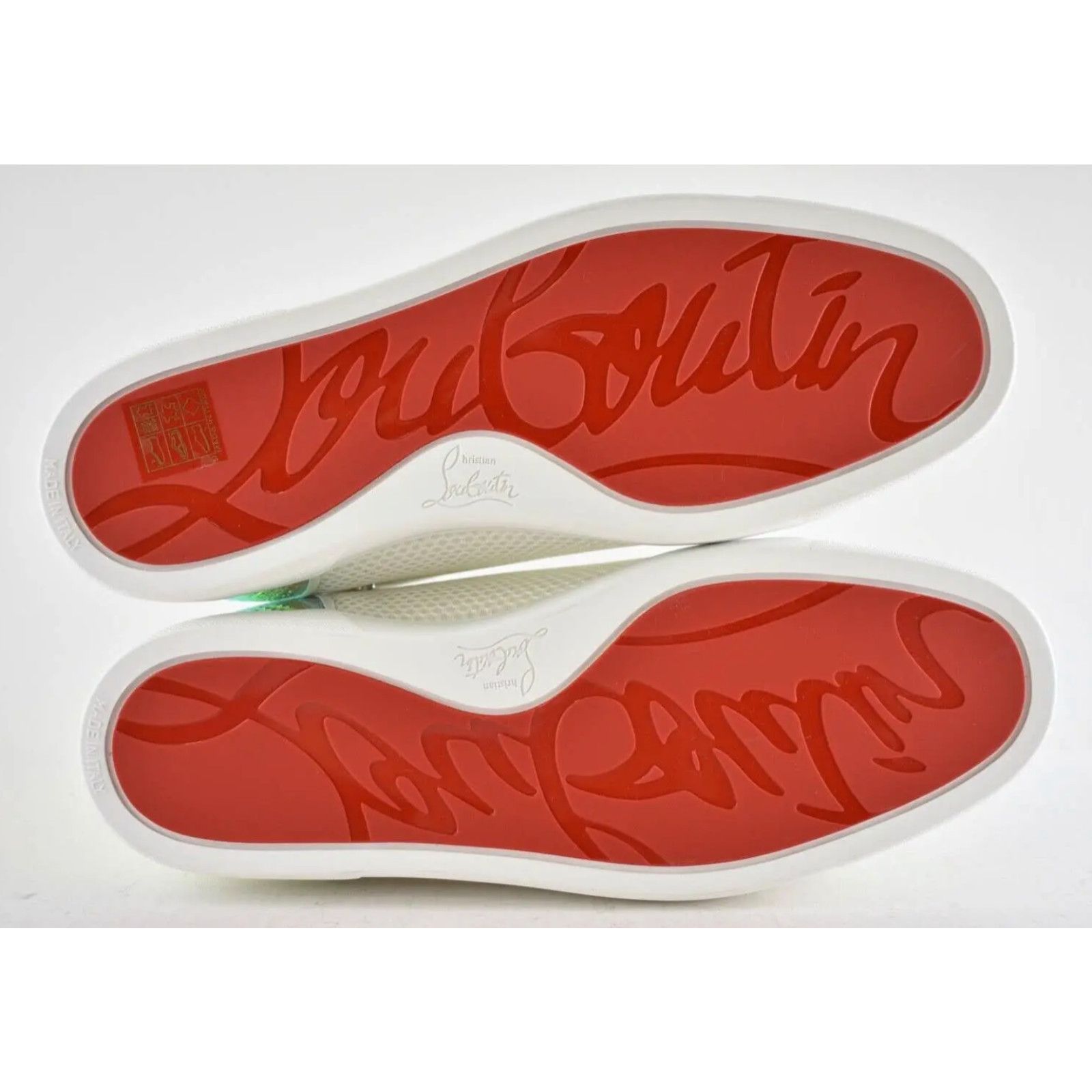 Christian Louboutin Christian Louboutin Lou Spikes Orlato Flat High Top Sneaker Size US 9.5 / EU 42-43 - 12 Thumbnail