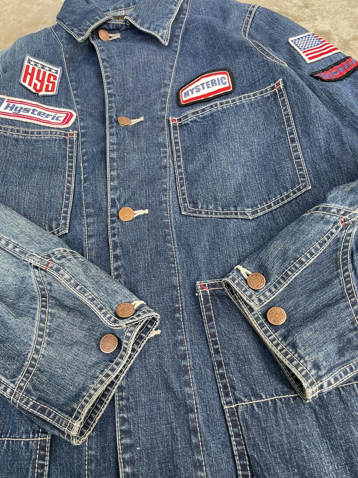 Hysteric Glamour Vintage Hysteric Glamour Jeans Chore Jacket Denim Size US M / EU 48-50 / 2 - 8 Thumbnail