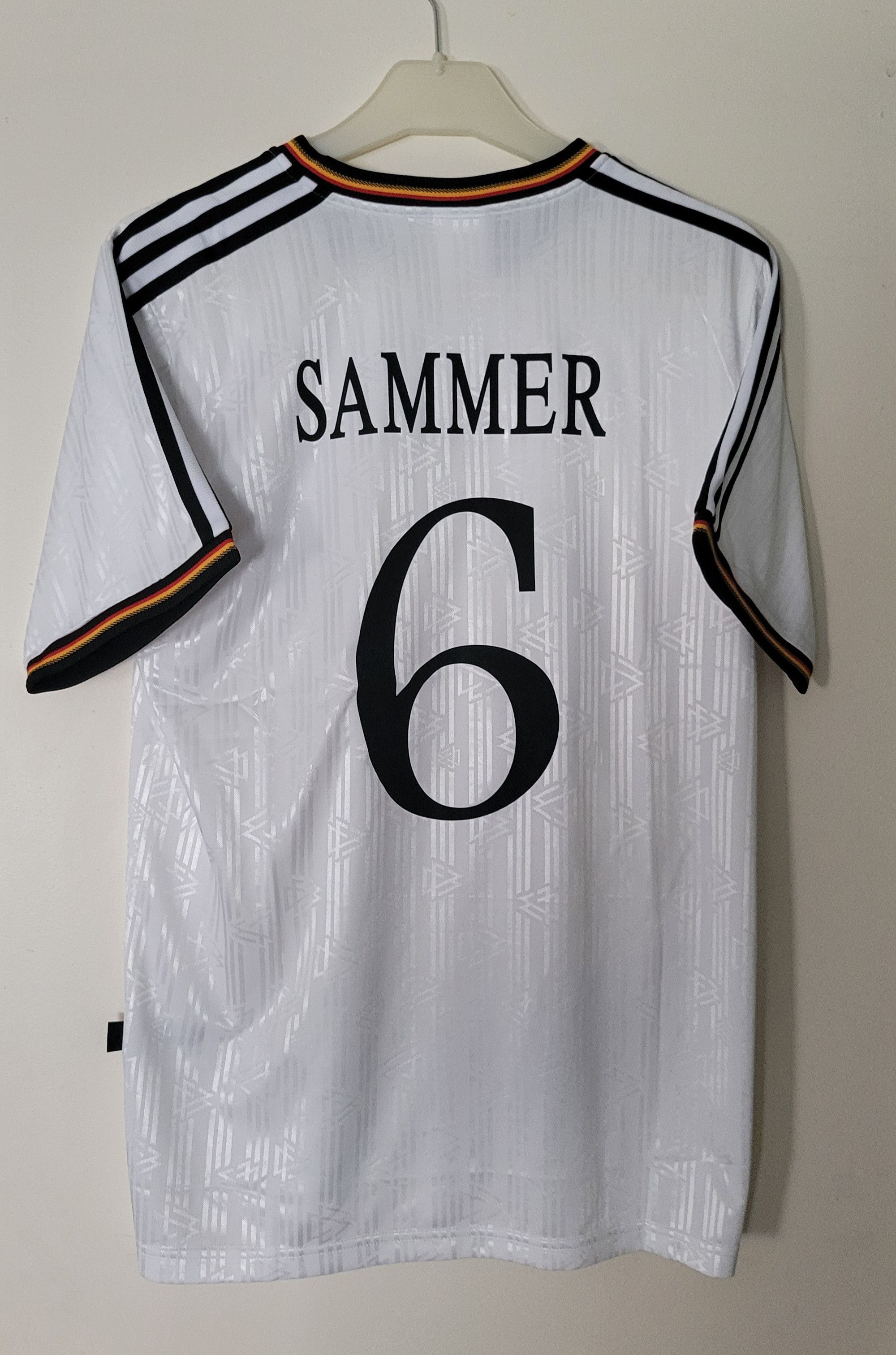 Other Sammer 6 Germany 1996 Vintage Soccer Jersey Trikot Size US L / EU 52-54 / 3 - 1 Thumbnail