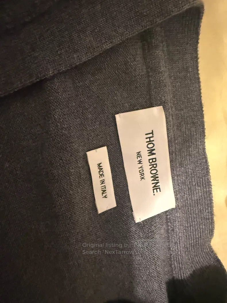 Thom Browne Thom Browne Gray Knit Cardigan Size US S / EU 44-46 / 1 - 2 Thumbnail