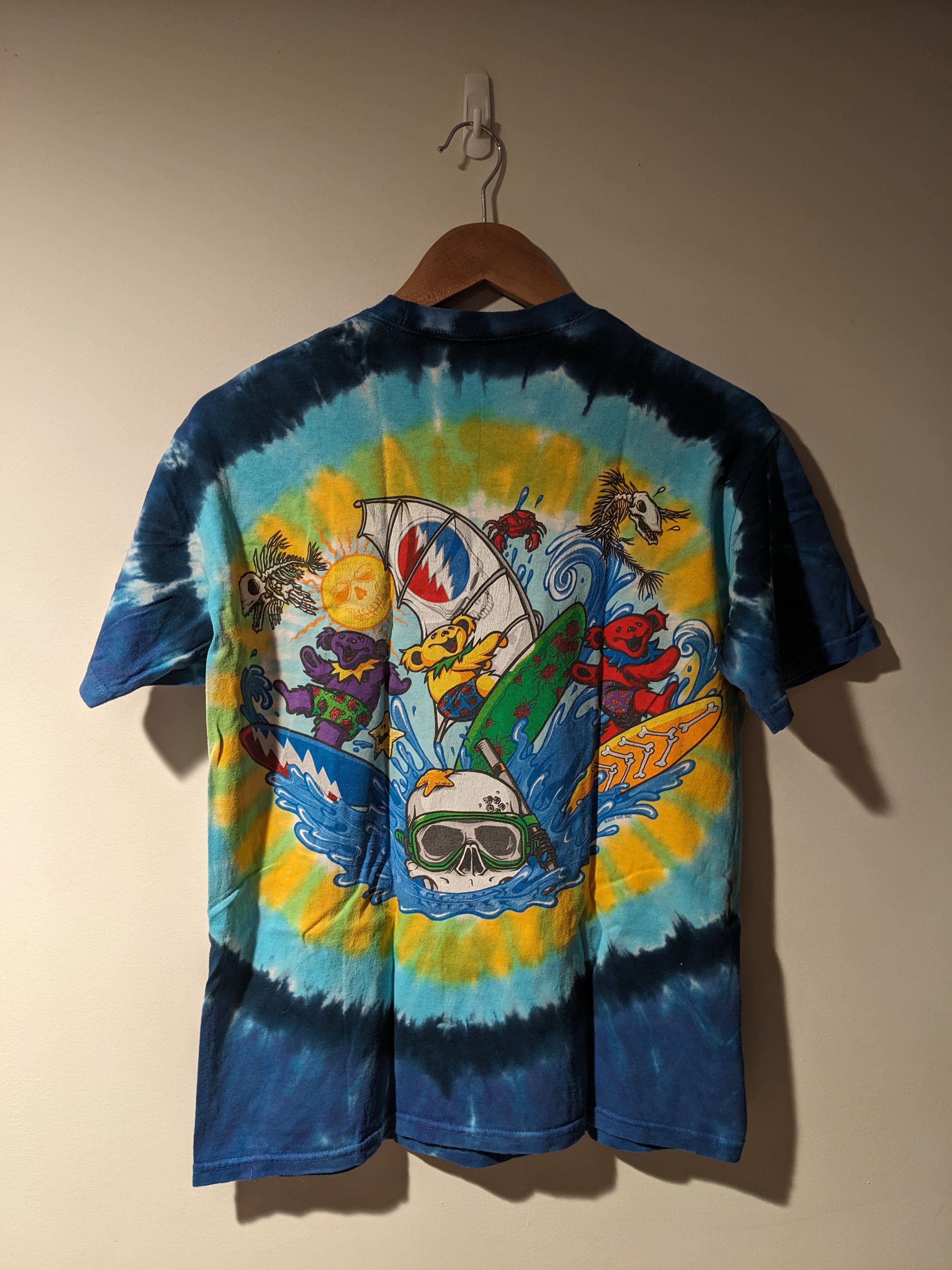 Grateful Dead × Liquid Blue Grateful Dead Surf Wear Summer Time 2001 Small T-Shirt Size US S / EU 44-46 / 1 - 5 Thumbnail