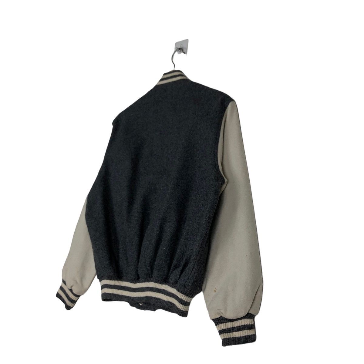 Japanese Brand 🔥Vintage Varsity Bomber Jacket Jac Japan Wool Issey Miyake Size US M / EU 48-50 / 2 - 9 Thumbnail