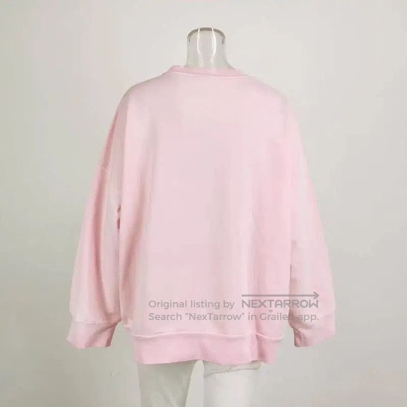 Versace Versace Pink Cotton Embroidered Logo Sweatshirt . Size M / US 6-8 / IT 42-44 - 2 Thumbnail