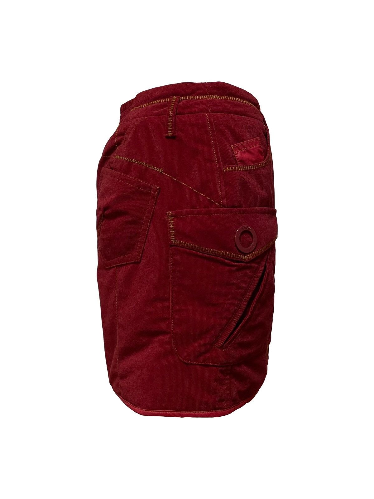 Dior CHRISTIAN DIOR Fall Winter 2006 Corduroy Mini Skirt Size 25" / US 0 / IT 36 - 3 Thumbnail