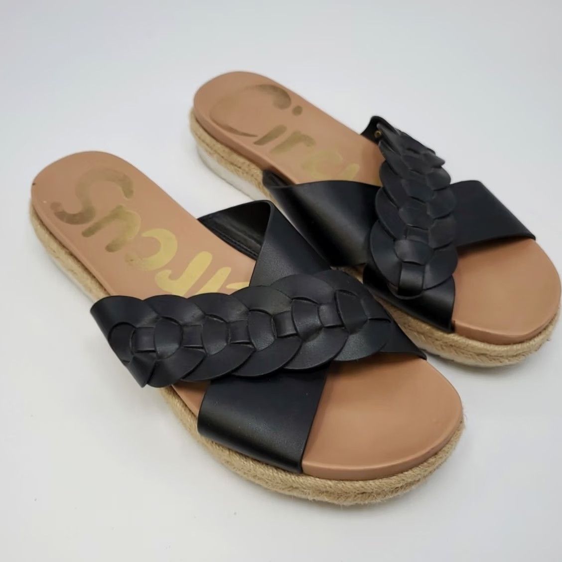 Sam Edelman Circus by Sam Edelman Sandal Nola Espadrille Platform Open Toe Black Women's 11 Summer Spring Size US 11 / IT 41 - 2 Thumbnail