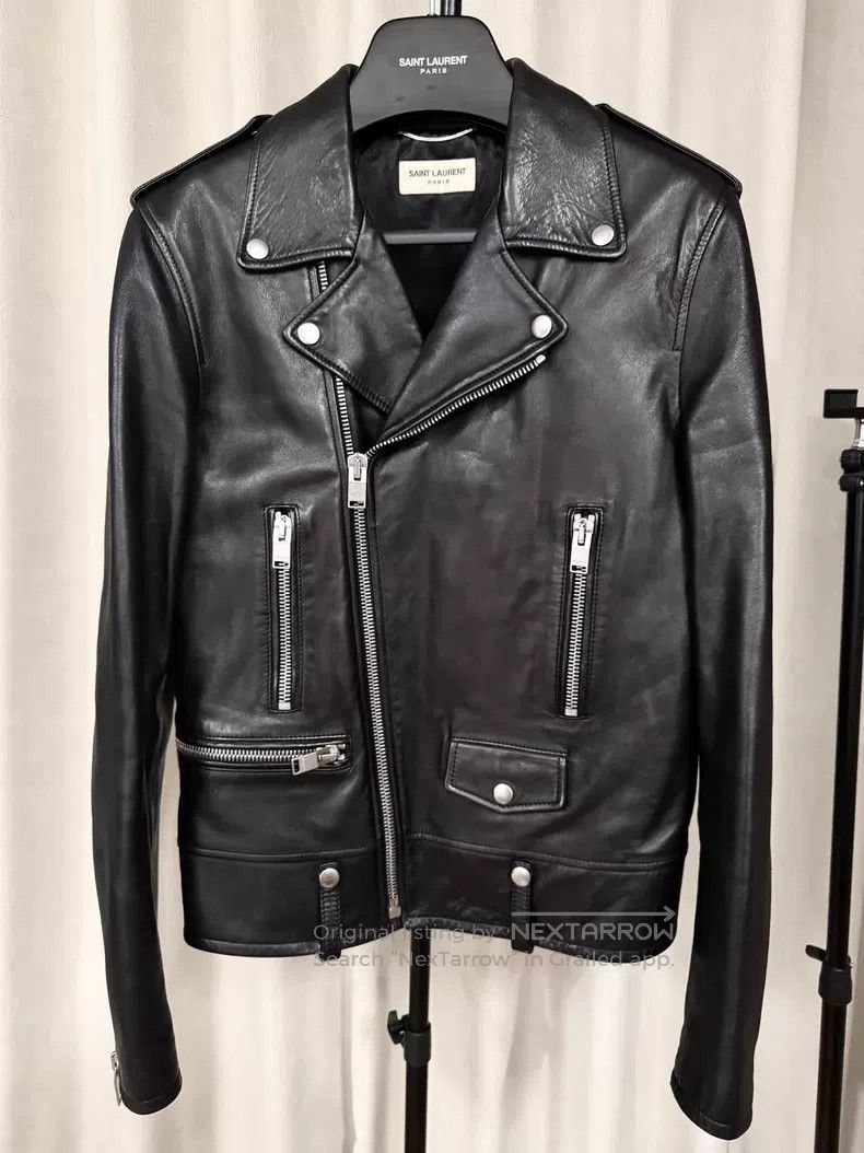 Saint Laurent Paris Saint Laurent Paris Biker Jacket i Size US M / EU 48-50 / 2 - 1 Thumbnail