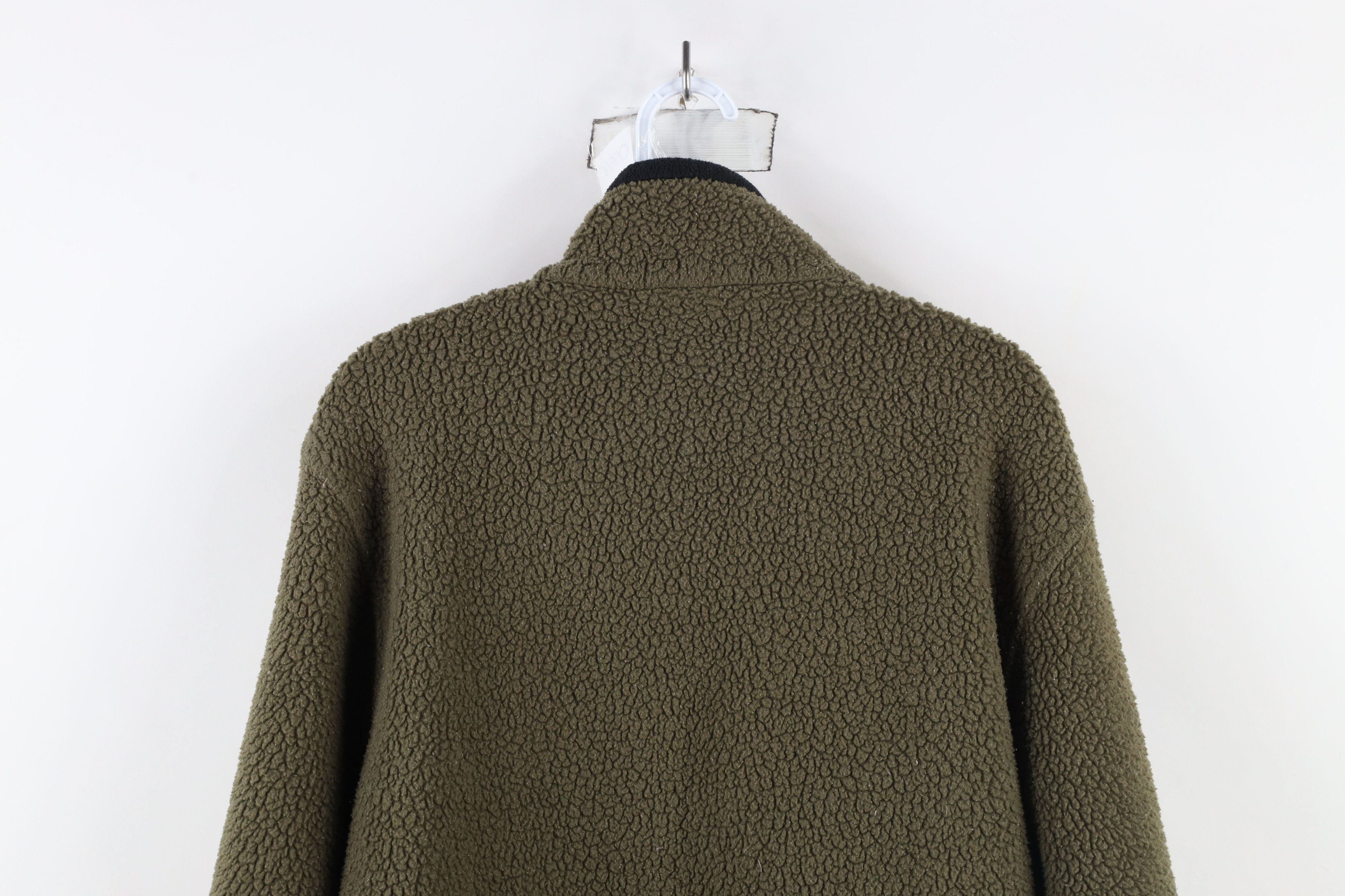 L.L. Bean × Vintage Vintage 90s LL Bean Deep Pile Fleece Jacket Green USA Size US M / EU 48-50 / 2 - 11 Thumbnail