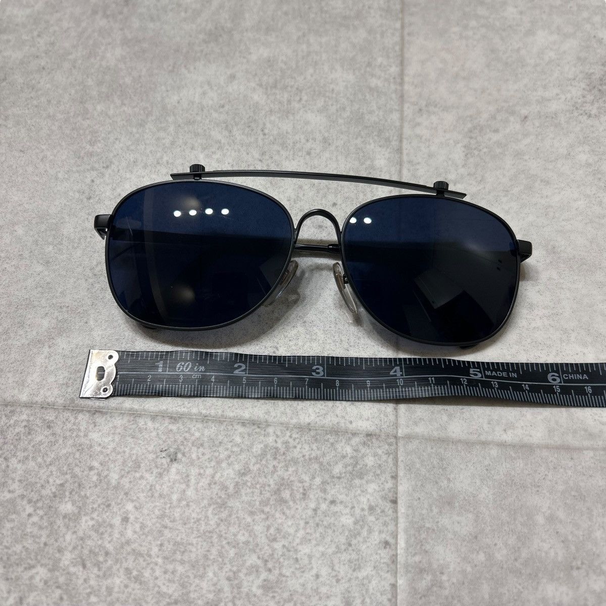 Issey Miyake 456 IM Issey Miyake metal frame design round sunglasses men Size ONE SIZE - 21 Thumbnail