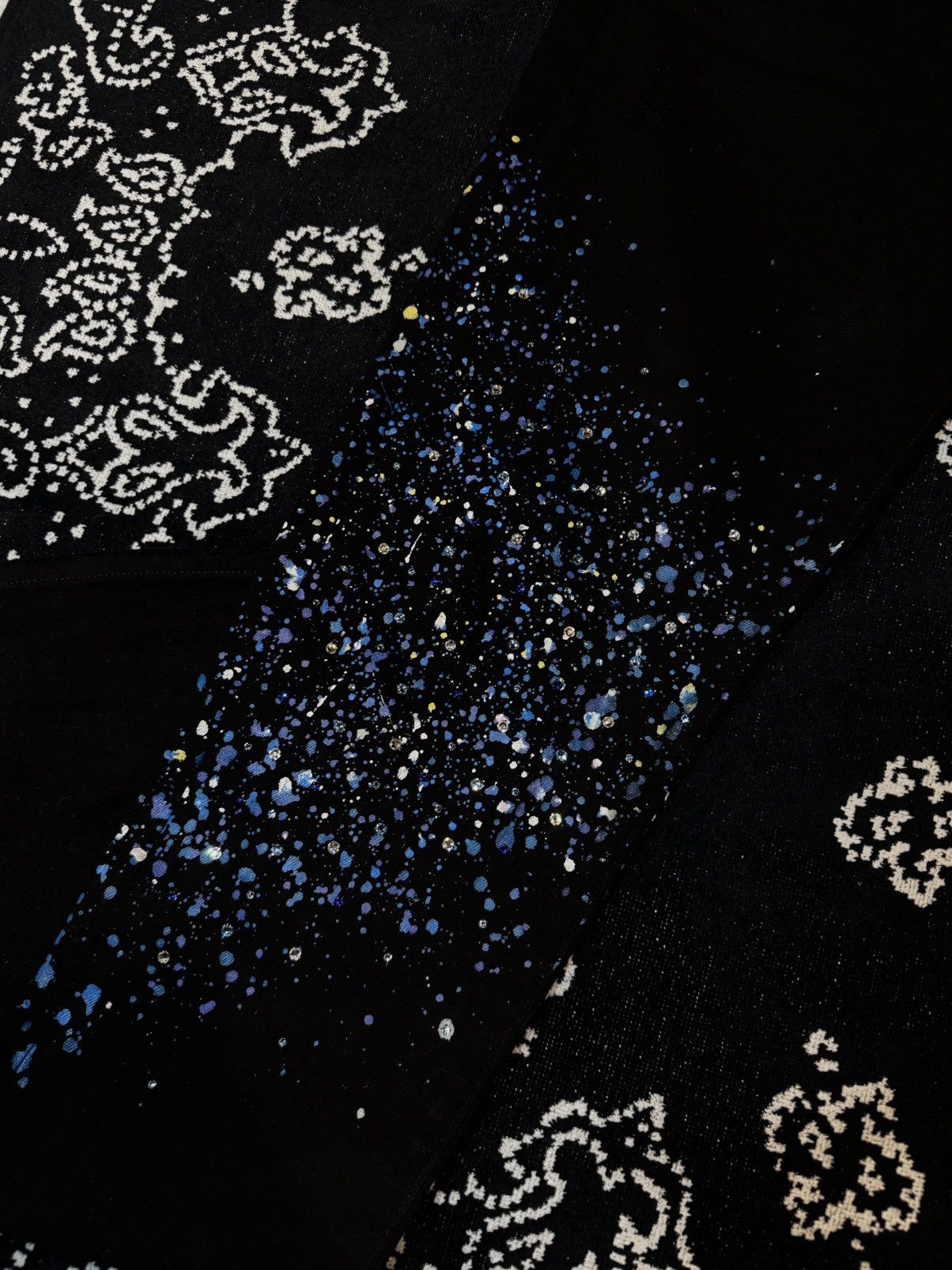 Amiri AMIRI CRYSTAL PAINT SPLATTERED JEANS Size US 34 / EU 50 - 4 Thumbnail