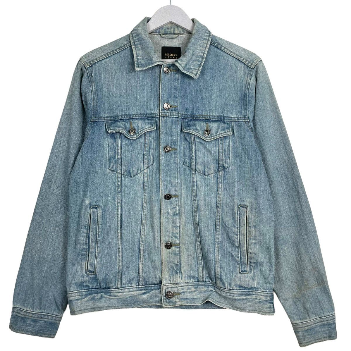 Japanese Brand × PERSON'S 💥PERSONS JEANS DENIM TRUCKER JACKET Size US M / EU 48-50 / 2 - 1 Thumbnail