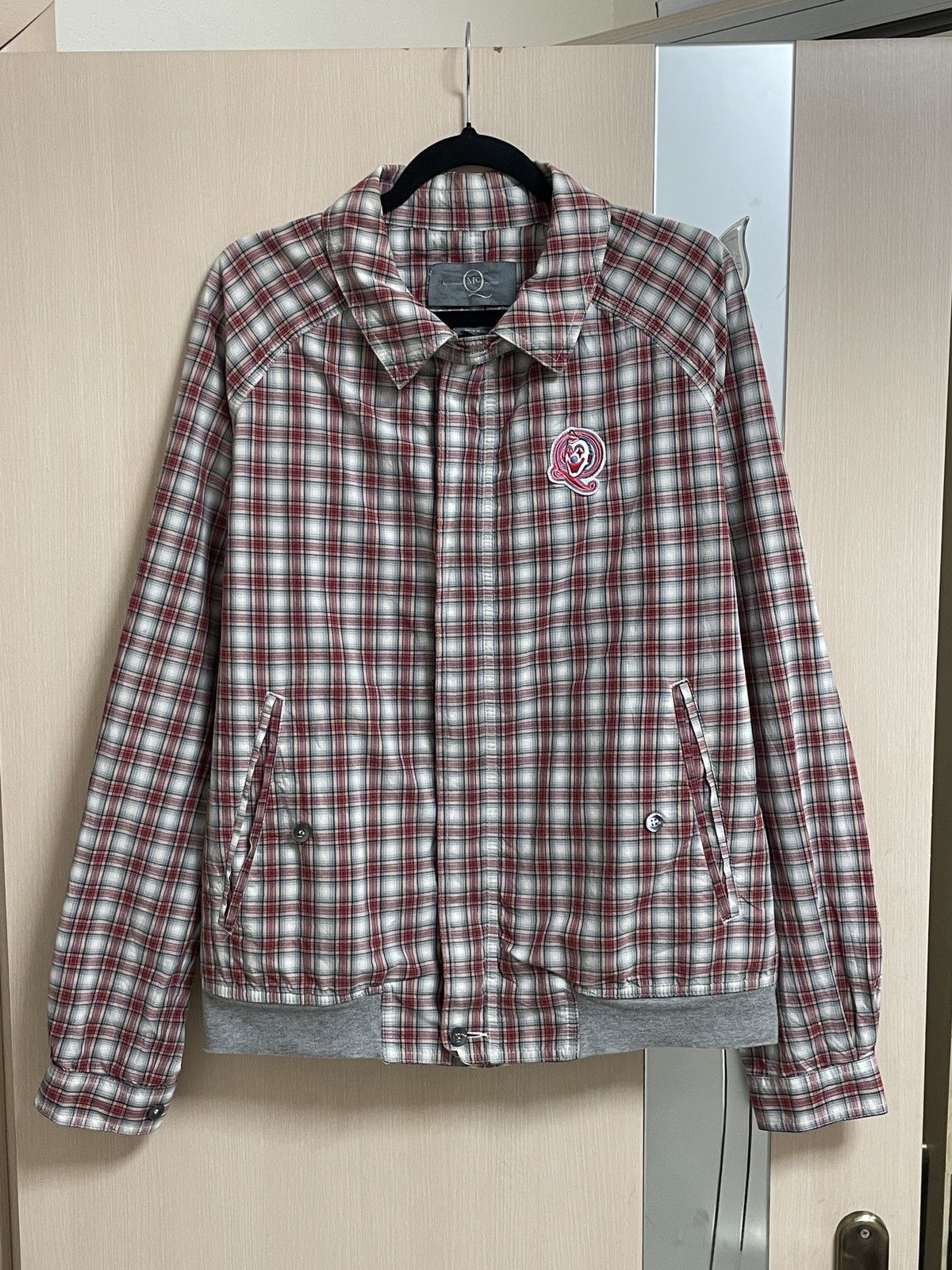 Alexander McQueen Alexander Mcqueen Cotton Bomber Jacket Check Pattern Size US M / EU 48-50 / 2 - 1 Thumbnail