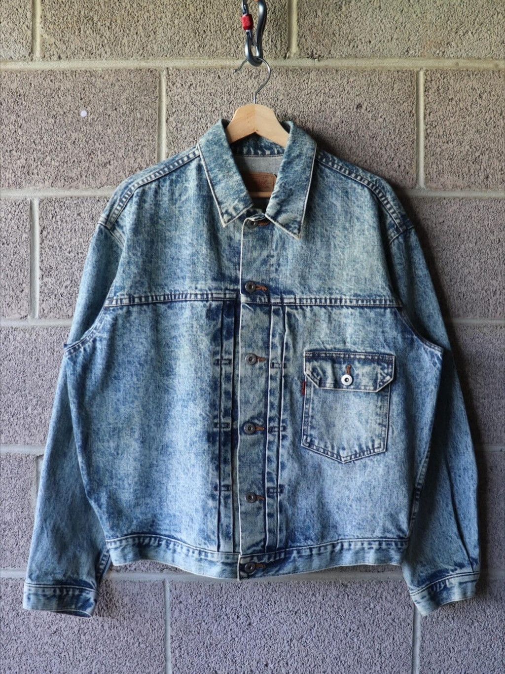 Levi's VTG 80's Type 1 LEVI'S 70702 BIG E SELVEDGE Denim JACKET J Size US L / EU 52-54 / 3 - 1 Thumbnail