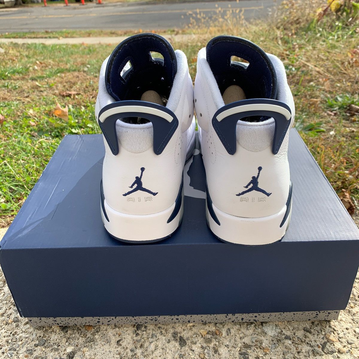 Nike Jordan 6 white/midnight navy Size US 11 / EU 44 - 4 Thumbnail