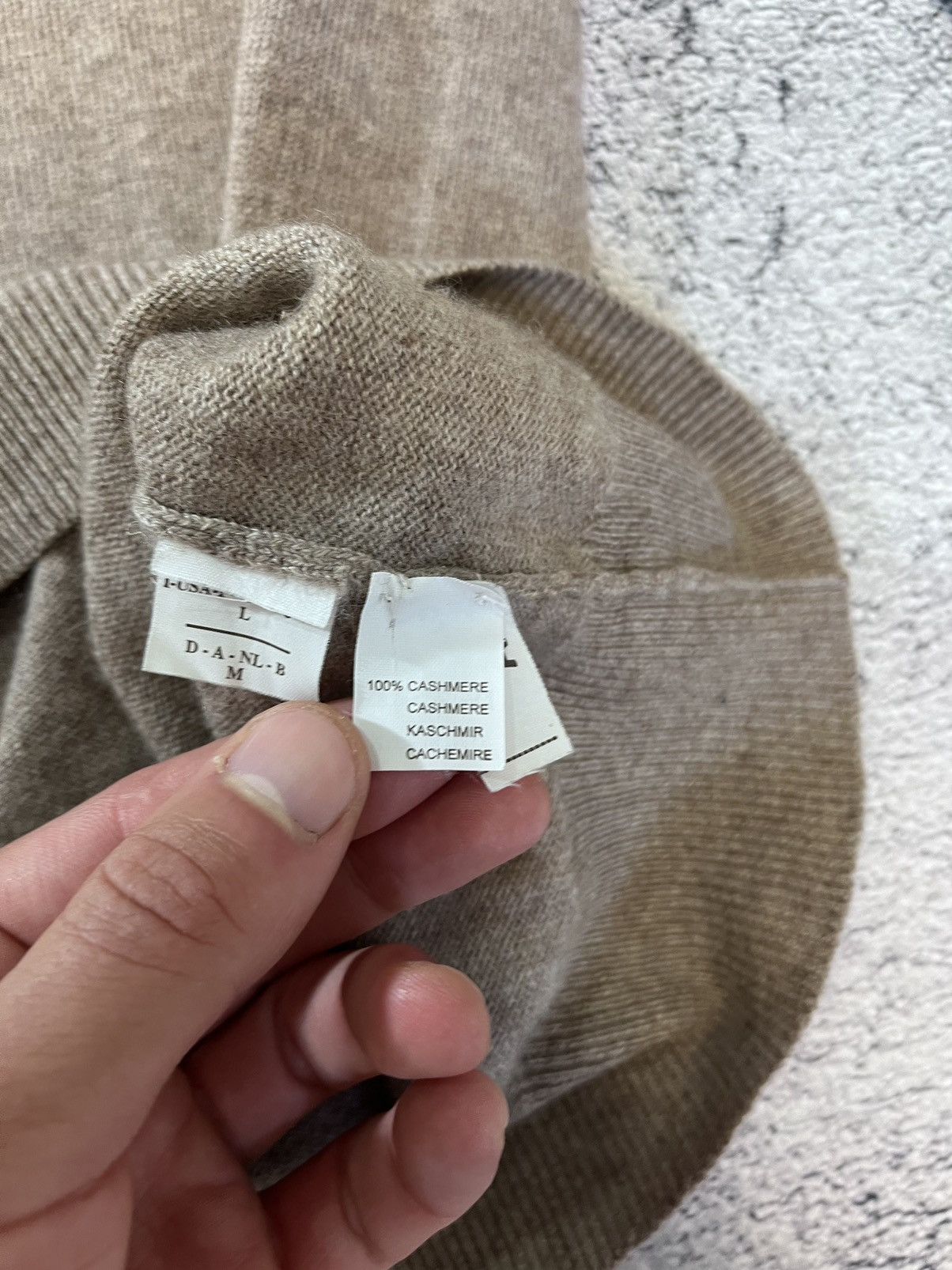 Brunello Cucinelli Brunello Cucinelli Cashmere Sweater V-neck Jumper RRP900$ Size L / US 10 / IT 46 - 9 Thumbnail