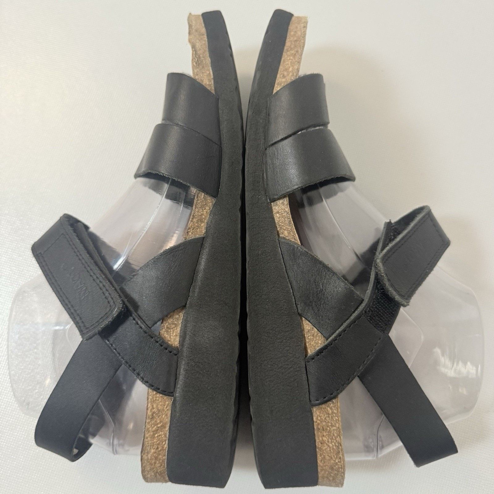 Other Naot Sandals Kayla Slingback Black Hook Loop Open Toe Wedge Size US 10 / IT 40 - 5 Thumbnail