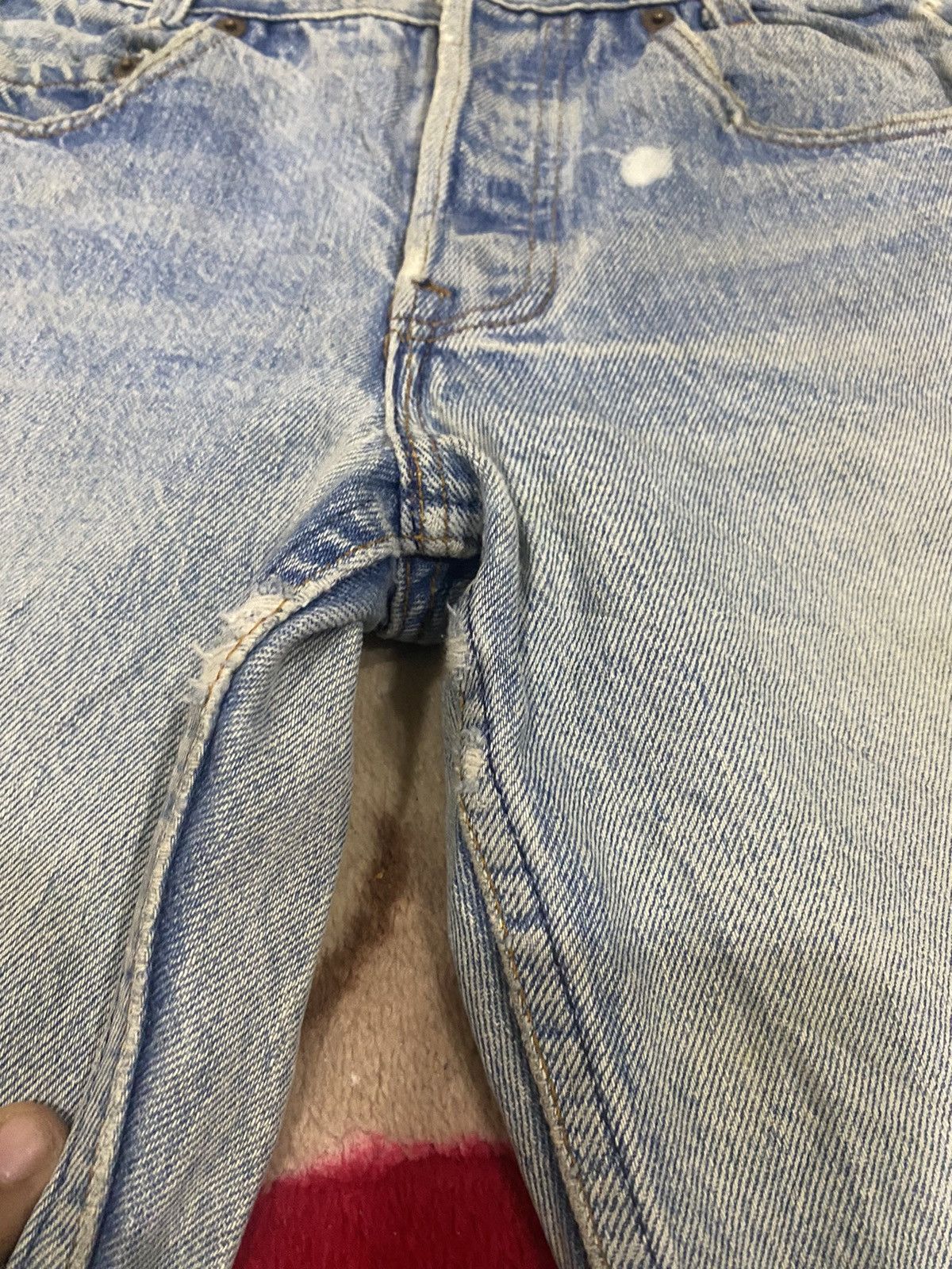 Levi's × Vintage Vintage 80s Levis Reconstruction Remake Flare Denim Wide Size US 28 / EU 44 - 10 Thumbnail