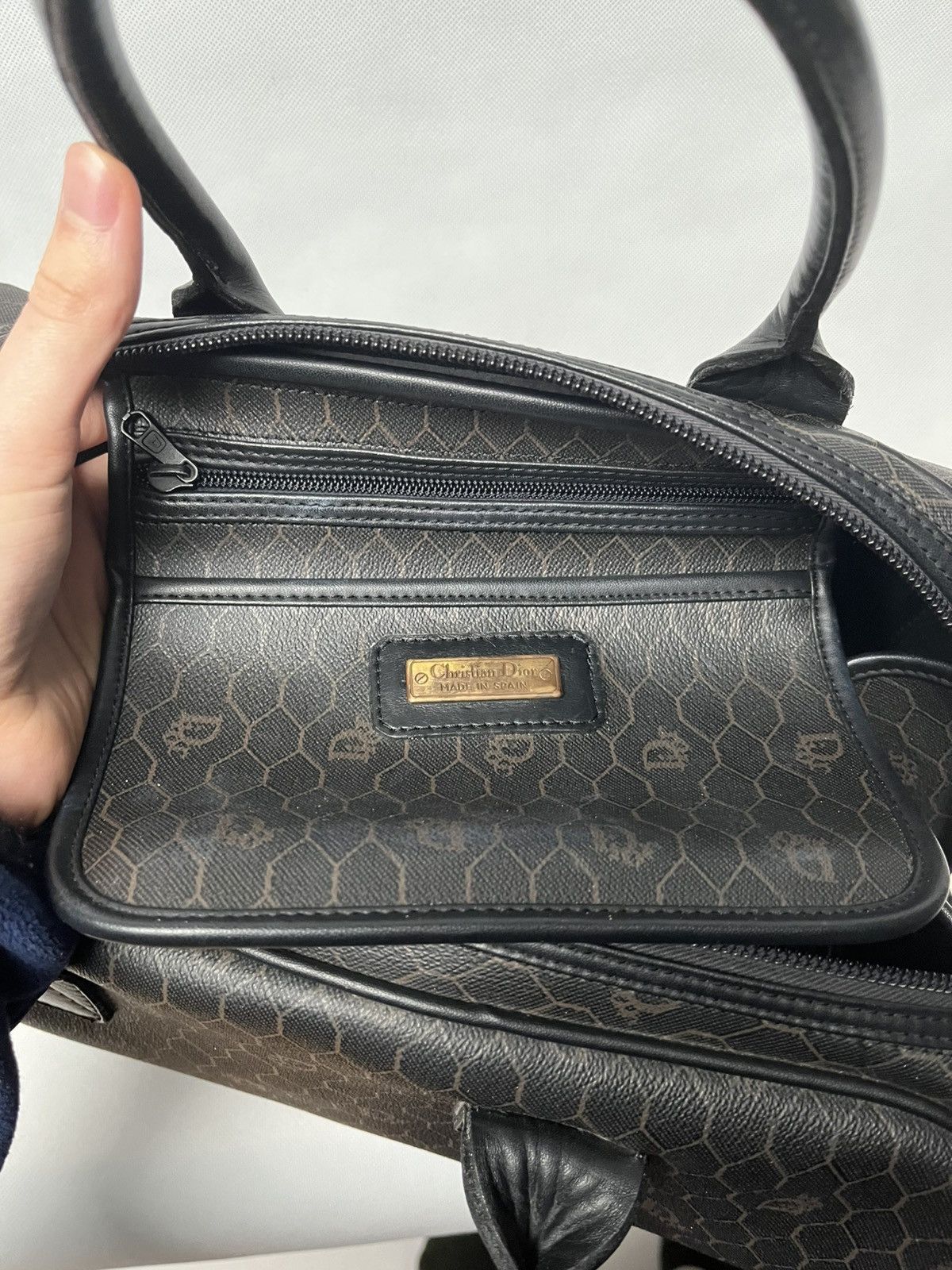 Christian Dior Monsieur Vintage Christian Dior monogram leather handbag rare Size ONE SIZE - 21 Thumbnail