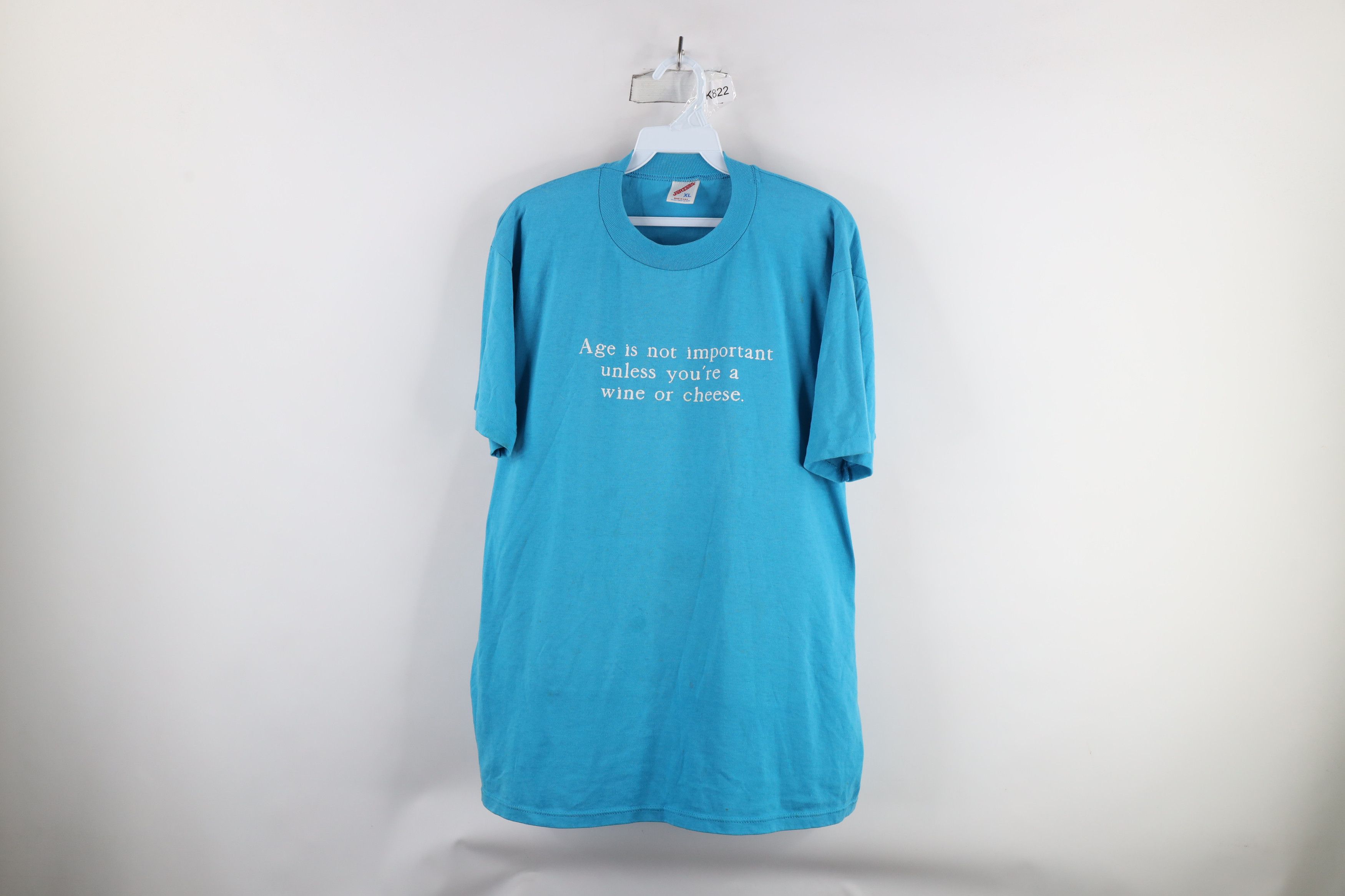 Vintage Vintage 90s Unless You're a Wine or Cheese T-Shirt USA Size US XL / EU 56 / 4 - 1 Thumbnail