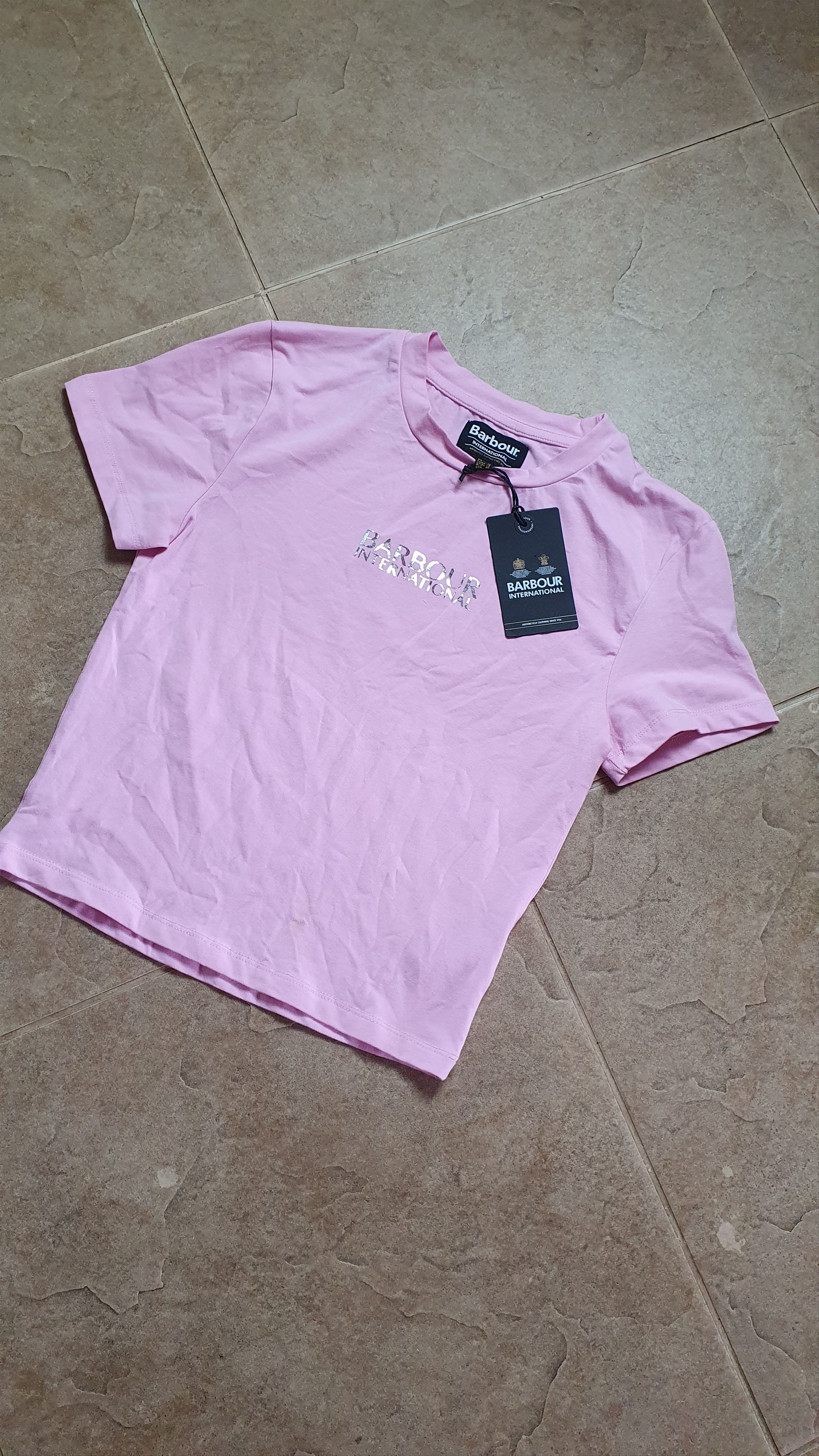Barbour Rare Women's pink t-shirts Barbour top Vintage Size S Size S / US 4 / IT 40 - 12 Thumbnail