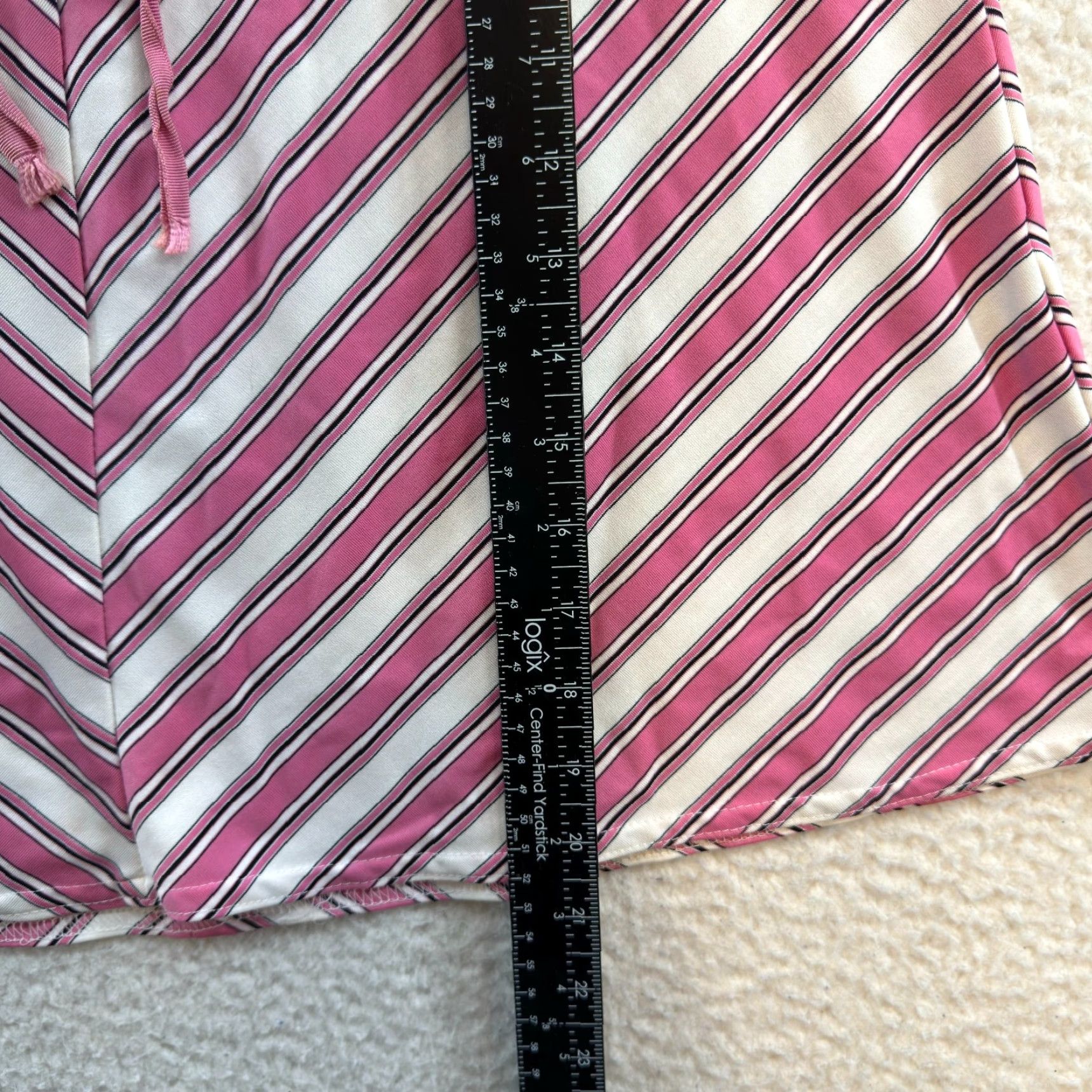 Pinko VINTAGE 90s Y2K Midi Skirt S Pink Slinky Stretch Fairy Grunge Whimsigoth Size 28" / US 6 / IT 42 - 7 Thumbnail