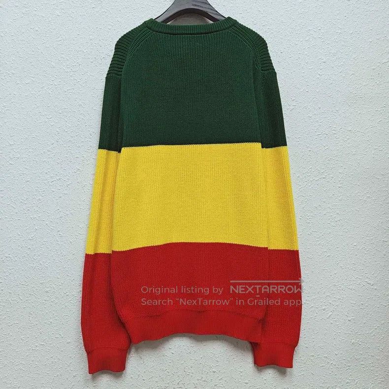 Louis Vuitton Louis Vuitton Green, yellow and red Jamaican sweater Size US XL / EU 56 / 4 - 2 Thumbnail