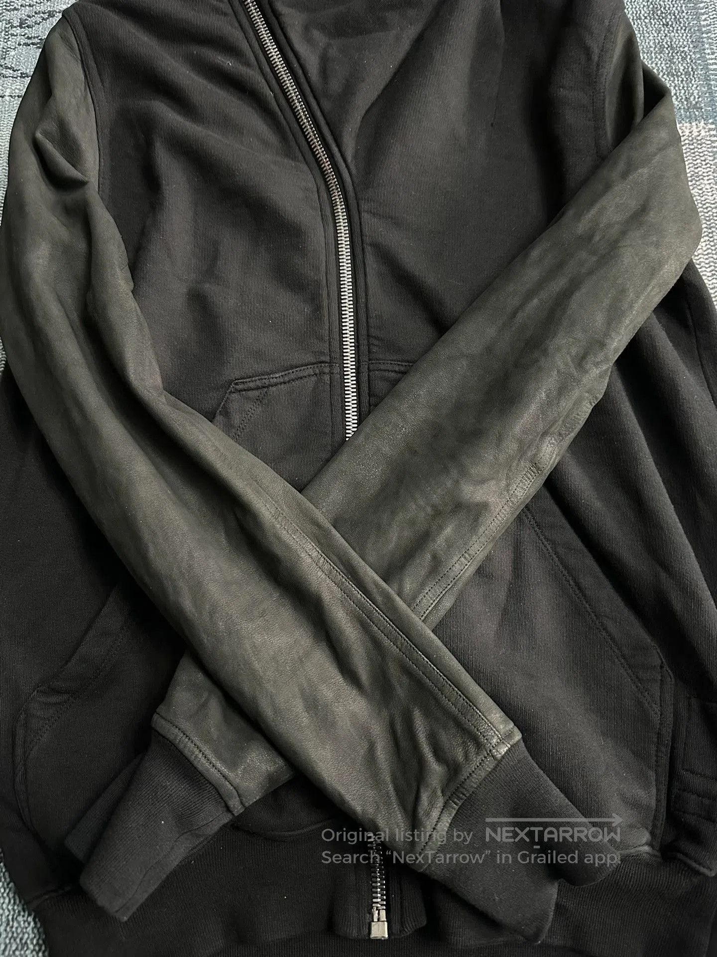 Rick Owens Rick Owens Men's Leather Sleeve Wizard Hat. Size US S / EU 44-46 / 1 - 2 Thumbnail