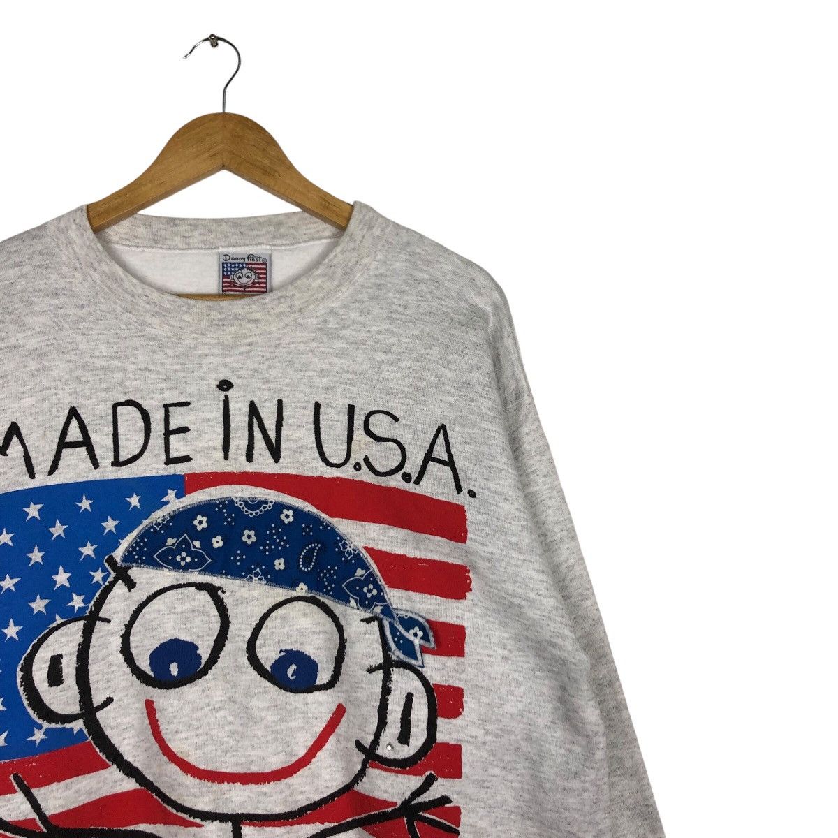 Vintage Danny First Vintage Made In USA sweatshirt Big Logo Medium Size US M / EU 48-50 / 2 - 5 Thumbnail