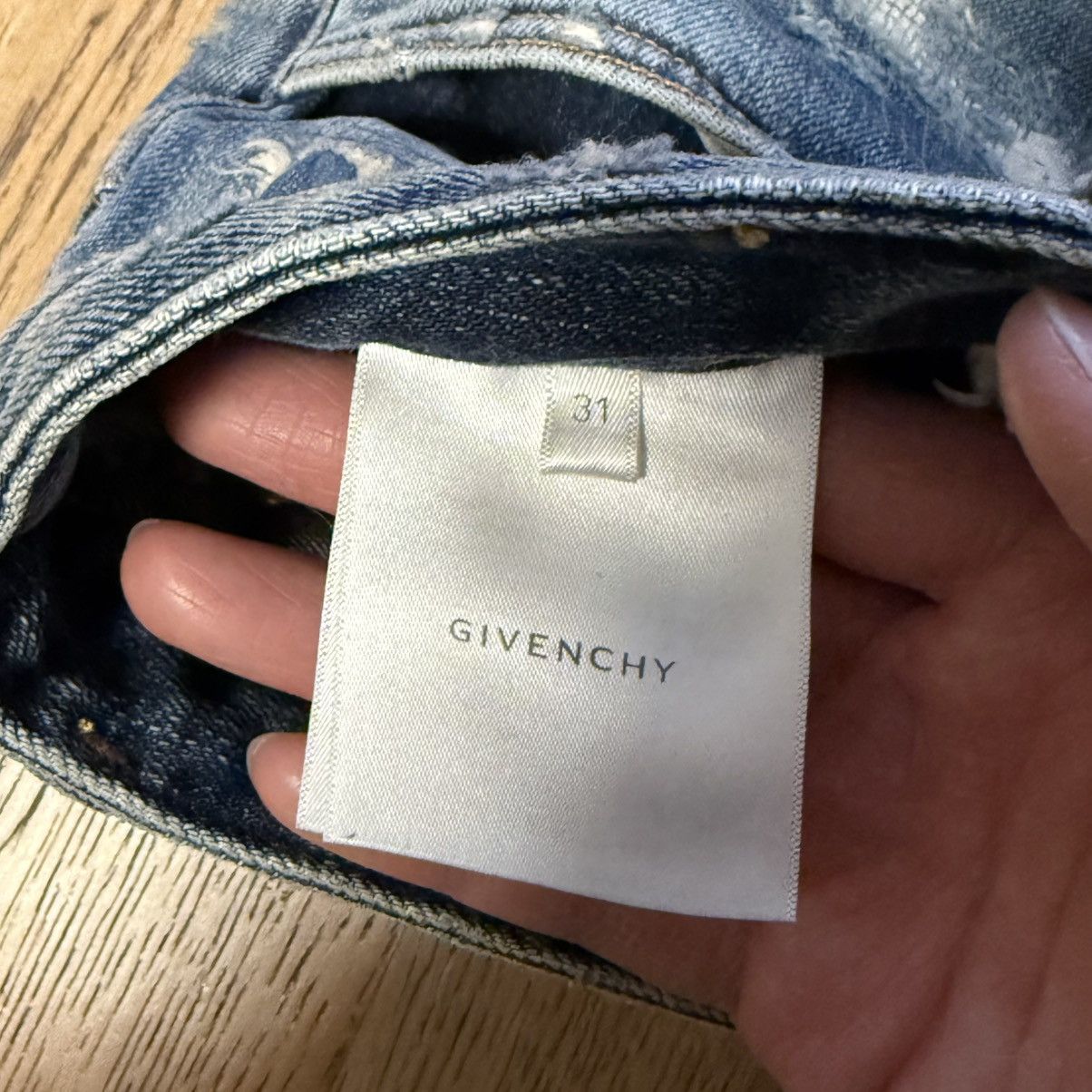Givenchy Givenchy boro distressed jeans Size US 31 - 10 Thumbnail