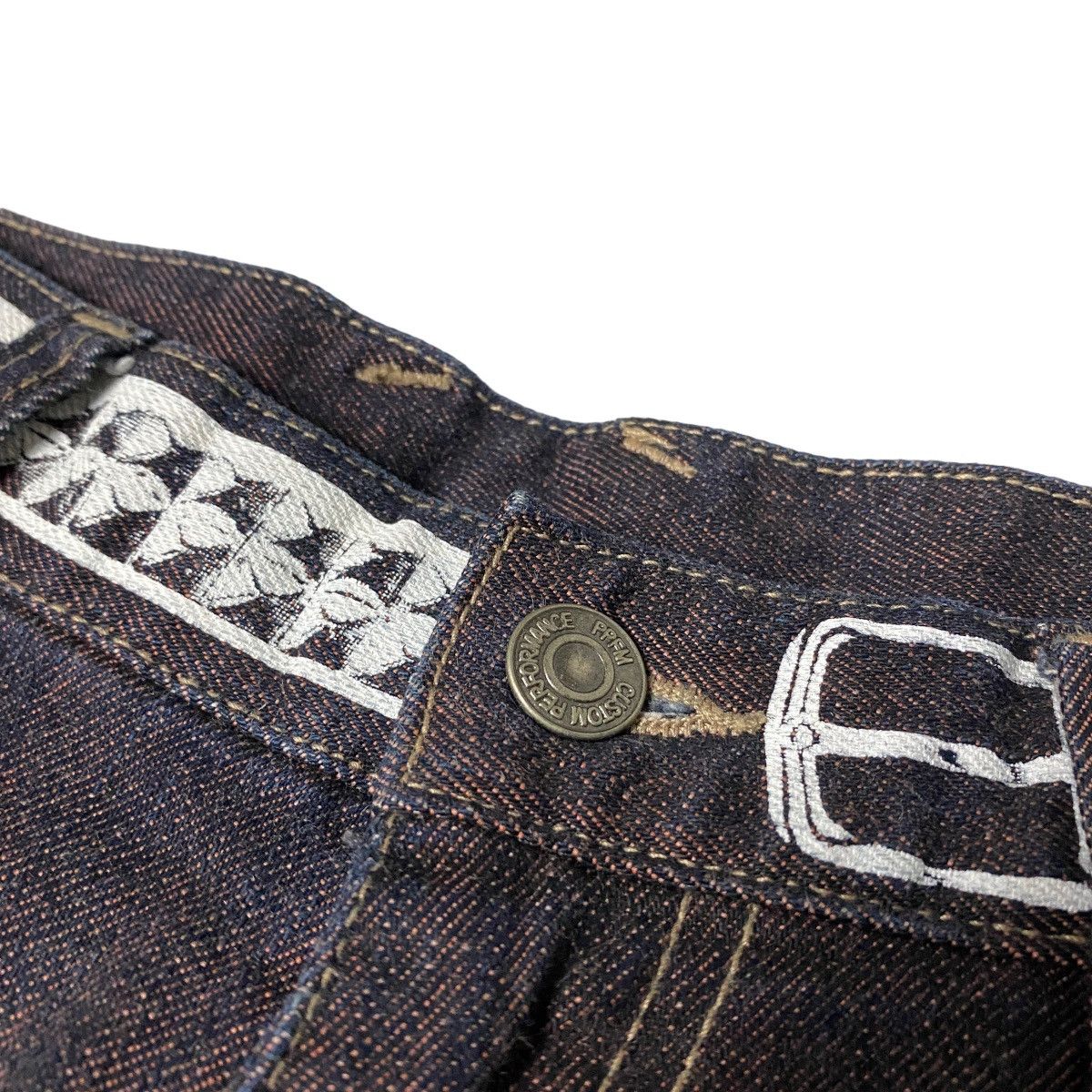 If Six Was Nine × Le Grande Bleu (L.G.B.) × PPFM RARE PPFM Star Flared Mudwash Jeans Size US 32 / EU 48 - 6 Thumbnail