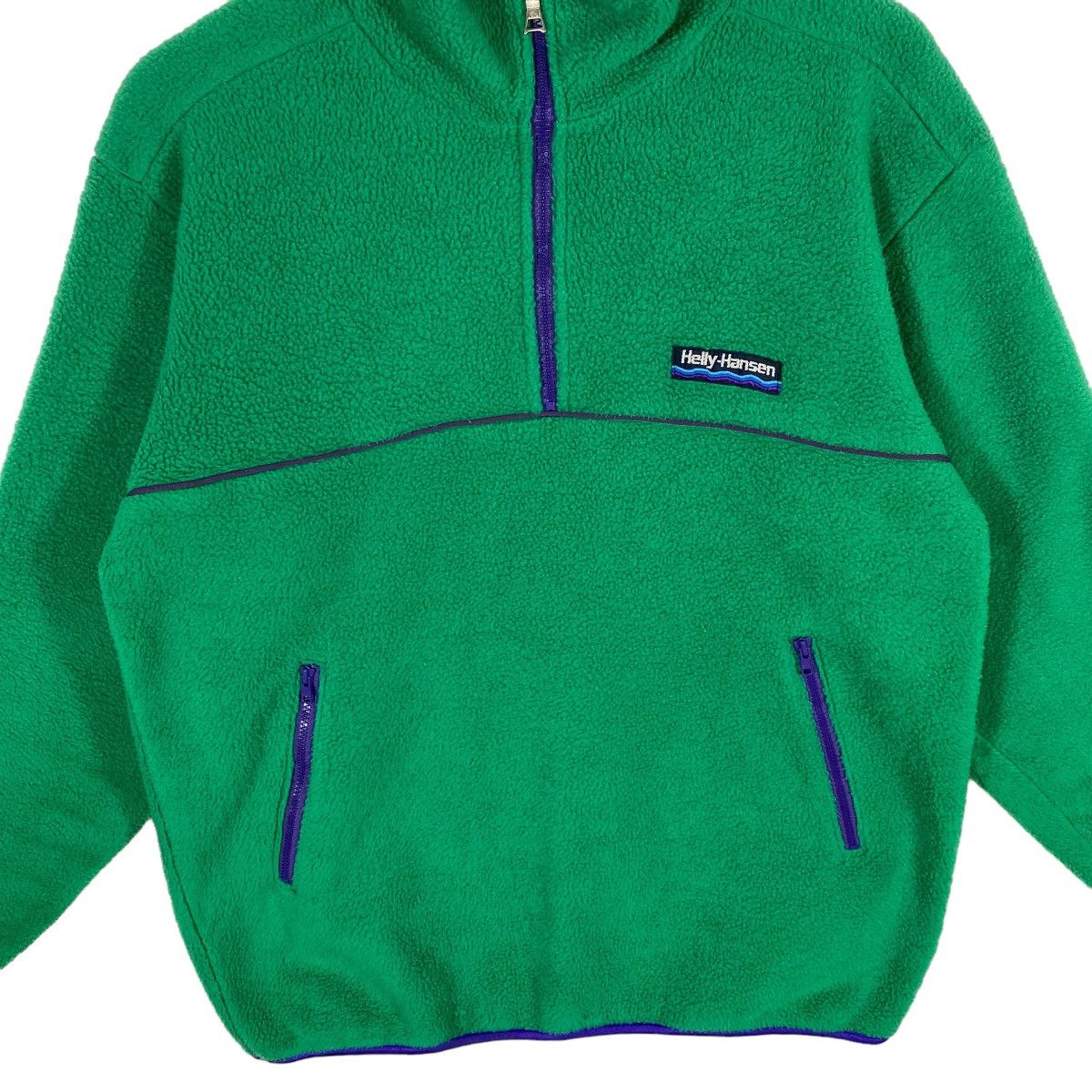 Helly Hansen × Vintage Vintage 90s Helly Hansen Fleece M Size Green Colour Size US M / EU 48-50 / 2 - 4 Thumbnail