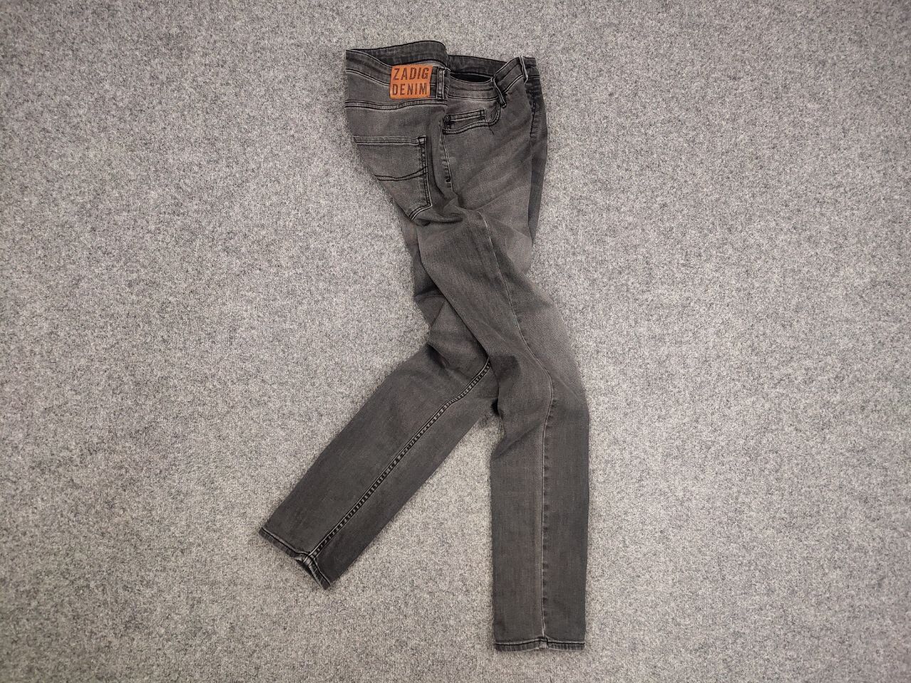 Zadig & Voltaire Zadig & Voltaire Design Slim Gray Denim Jeans Size US 31 - 10 Thumbnail