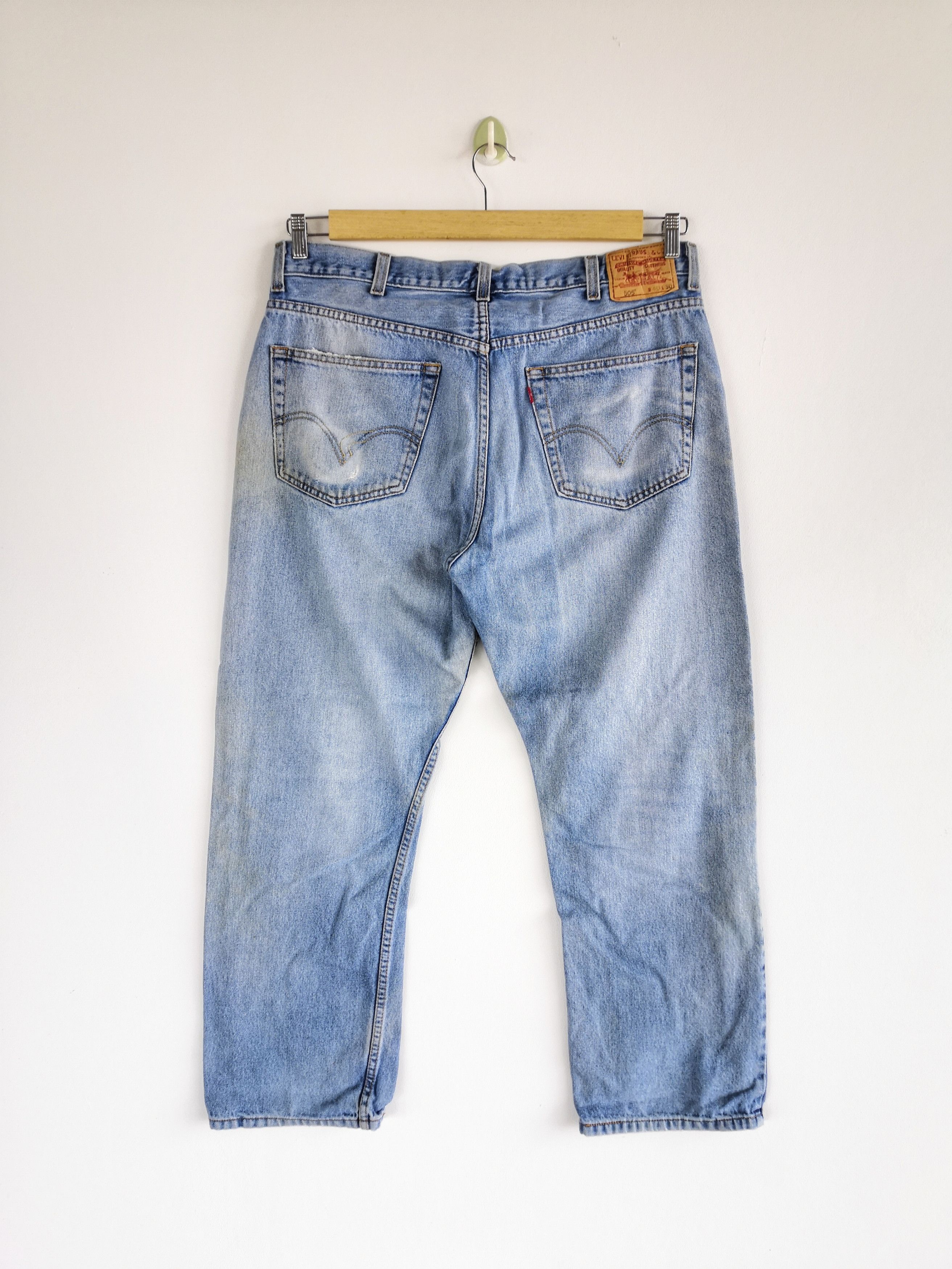 Levi's Vintage Y2K Levis 505 Light Wash Denim Levi's Faded Jeans Size US 38 / EU 54 - 1 Thumbnail