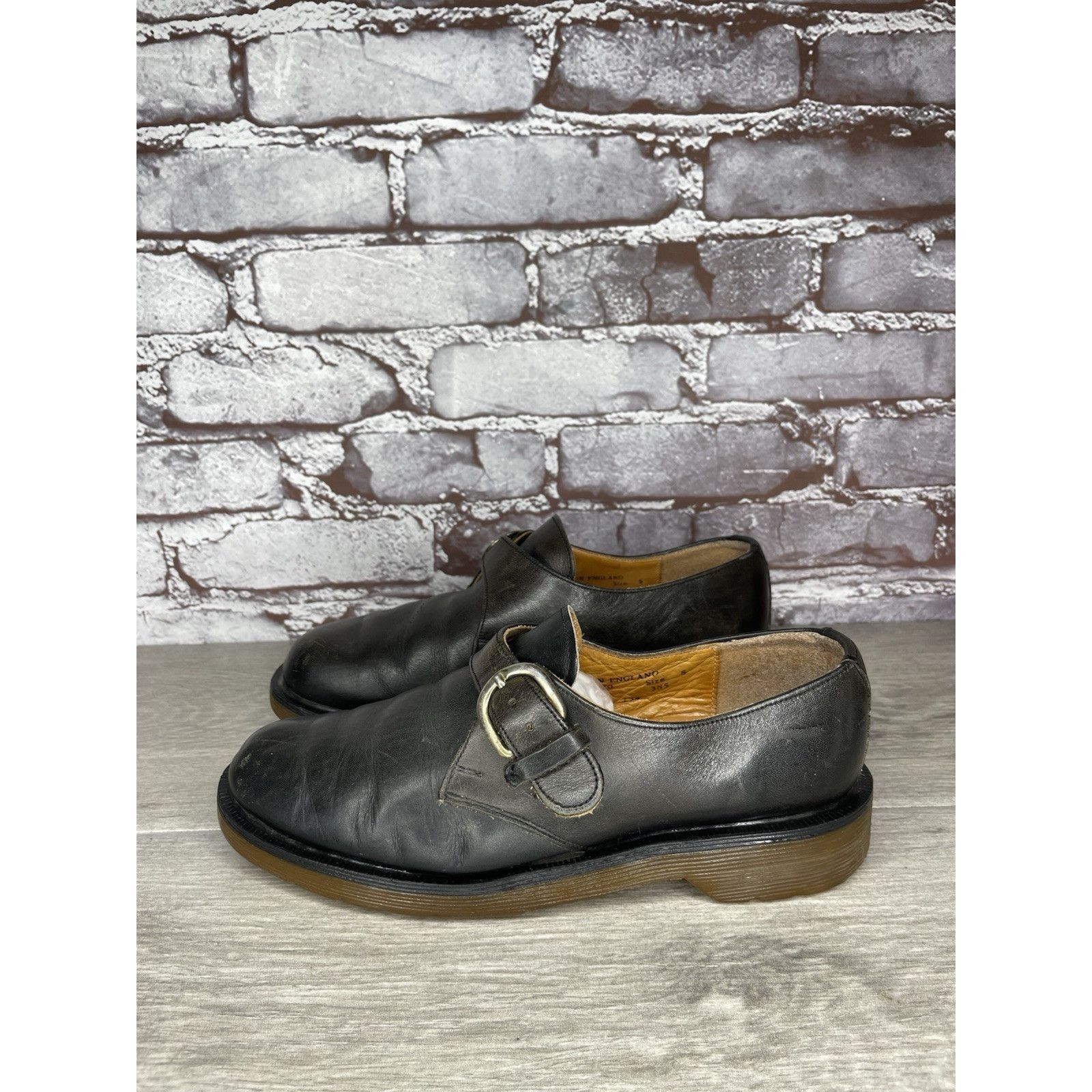 Dr. Martens VTG Dr. Martens Brown Leather Monk Strap Loafer England Shoe Size US 5 / IT 35 - 15 Thumbnail