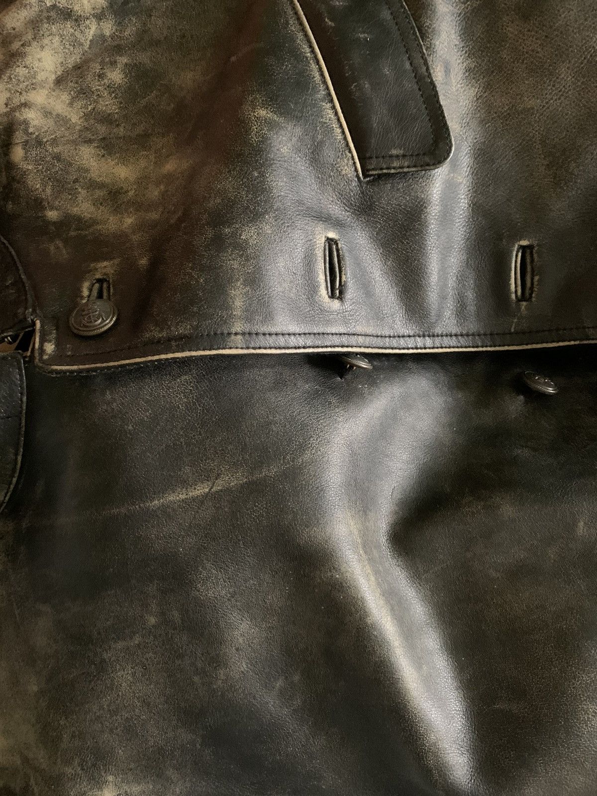 RRL Ralph Lauren Ralph Lauren Double RL RRL Leather Coat Jacket XL Size Size US XL / EU 56 / 4 - 13 Thumbnail