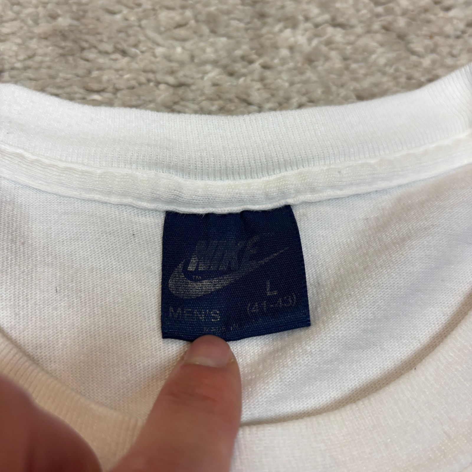 Nike VTG 80s Nike John McEnroe Wimbledon Challenge Court Shirt L Size US L / EU 52-54 / 3 - 6 Thumbnail