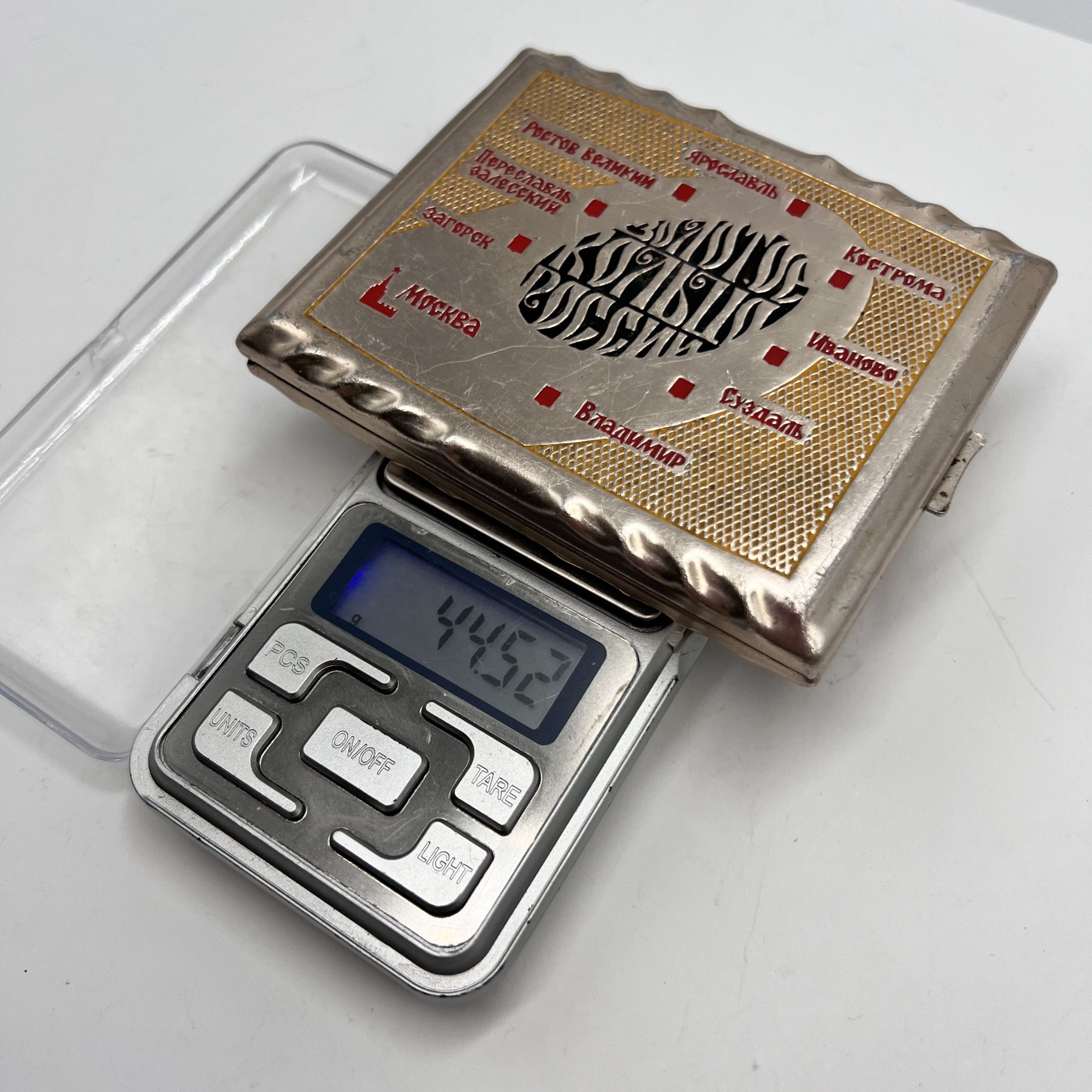 Vintage Vintage Rare USSR Soviet Box Cigarette Case Aluminum 44.52gr Size ONE SIZE - 6 Thumbnail