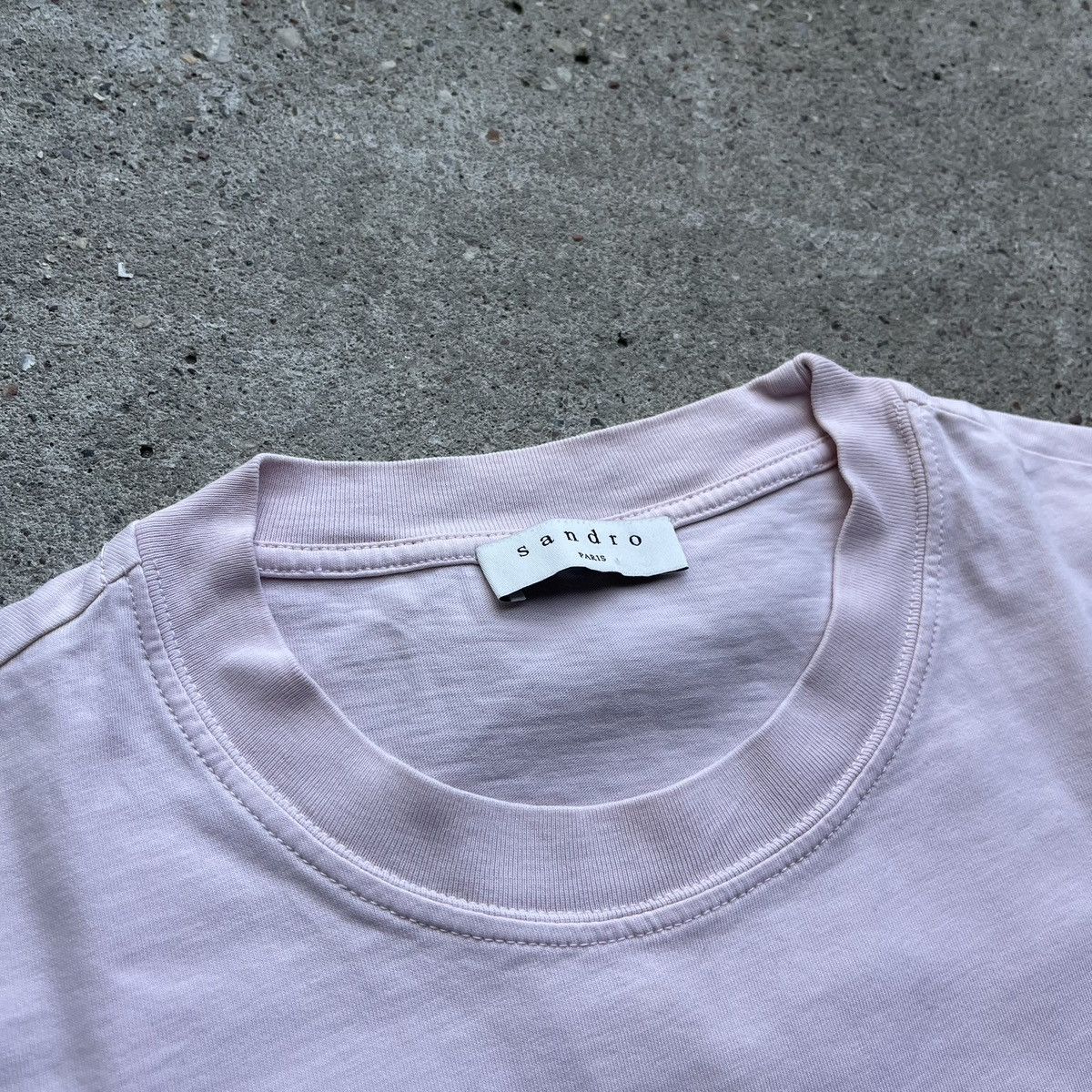 Sandro Sandro Paris born to love Pink tshirt Size M / US 6-8 / IT 42-44 - 2 Thumbnail