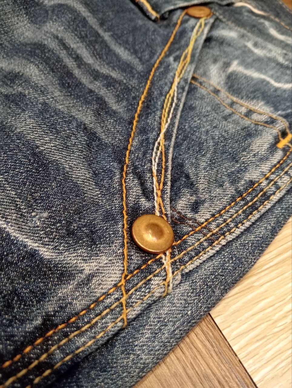 Japanese Brand BLUEWAY JAPAN UNION MADE MODERN VINTAGE WIDE BAGGY DENIM Size US 30 / EU 46 - 6 Thumbnail
