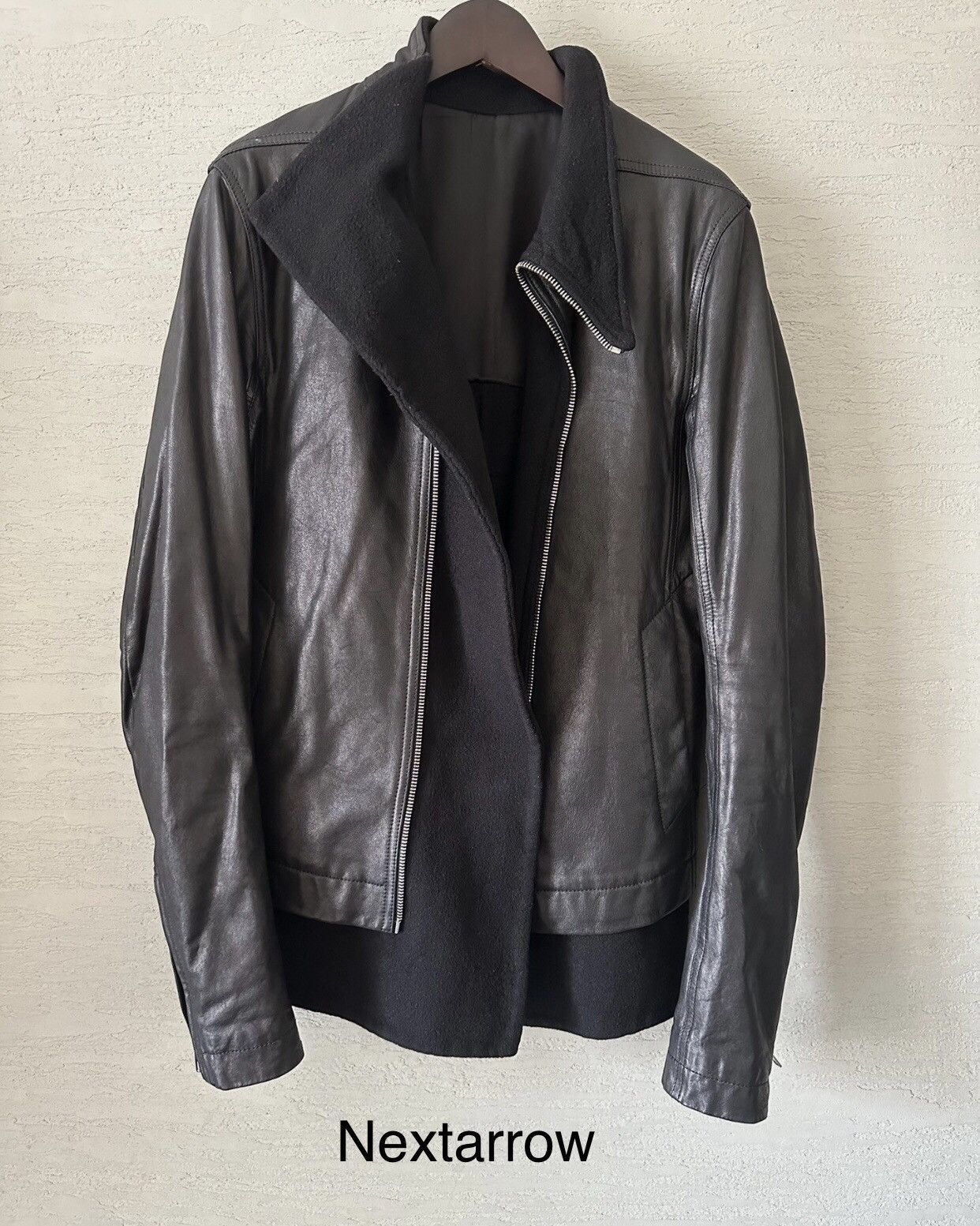 Rick Owens leather jacket2412-Nextarrow